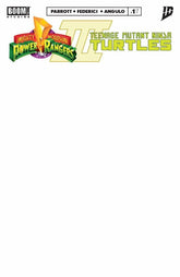 Boom Entertainment Comic Books Mighty Morphin Power Rangers/ Teenage Mutant Ninja Turtles III #1 F Blank Variant (Dressed, Sketch Cover, (SKETCH) 84428401272001061 PRH-84428401272001061