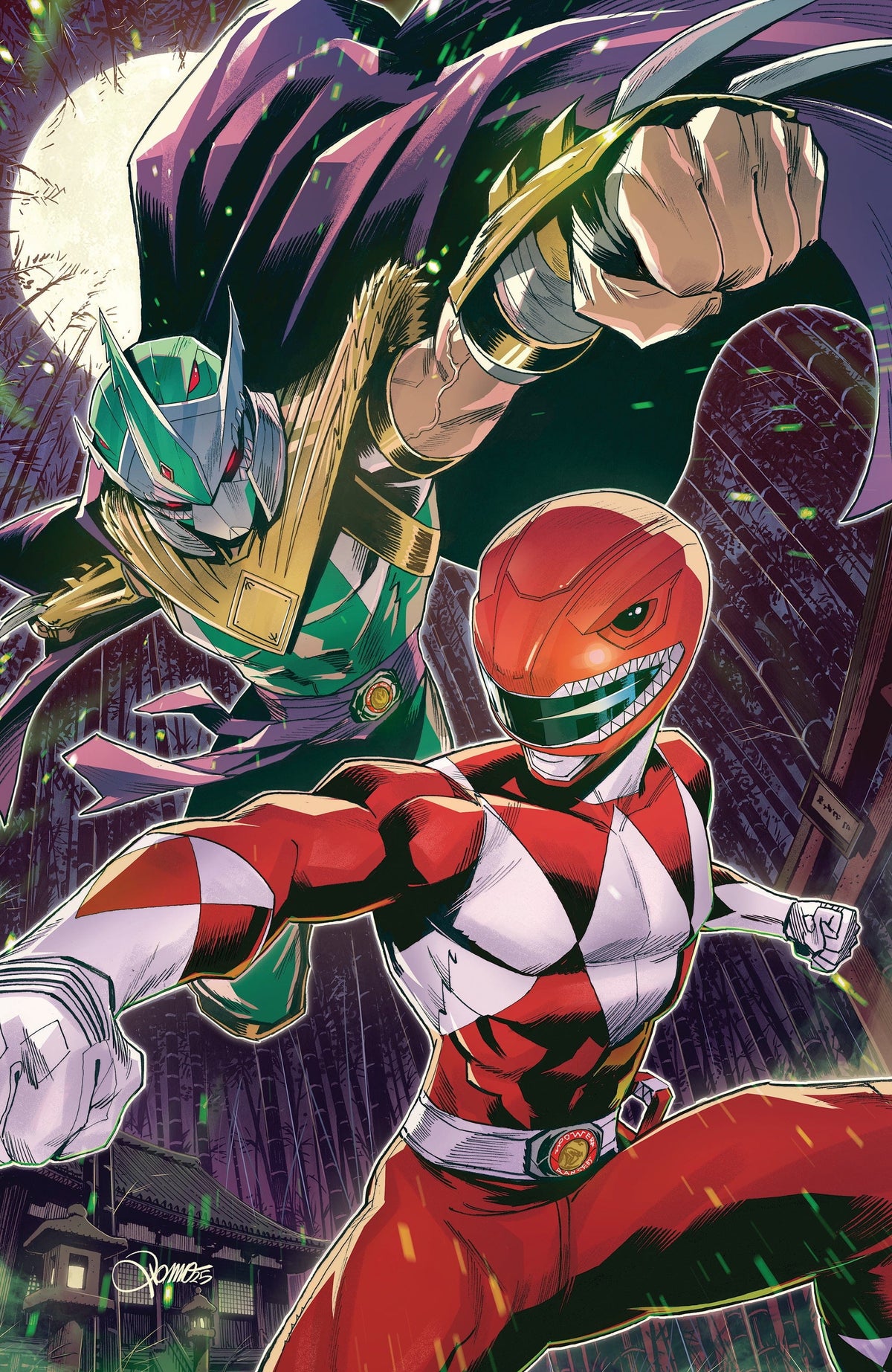 Boom Entertainment Comic Books Mighty Morphin Power Rangers/Teenage Mutant Ninja Turtles III #2 D Variant (Full Art, Foil, Zonno) 84428401272002041 PRH-84428401272002041