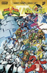 Boom Entertainment Comic Books Mighty Morphin Power Rangers/Teenage Mutant Ninja Turtles III #4 B Variant (Dressed, Prasetya) 84428401272004021 PRH-84428401272004021