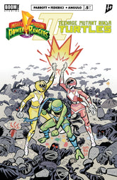 Boom Entertainment Comic Books Mighty Morphin Power Rangers/Teenage Mutant Ninja Turtles III #5 B Variant (Dressed, Ba) 84428401272005021 PRH-84428401272005021