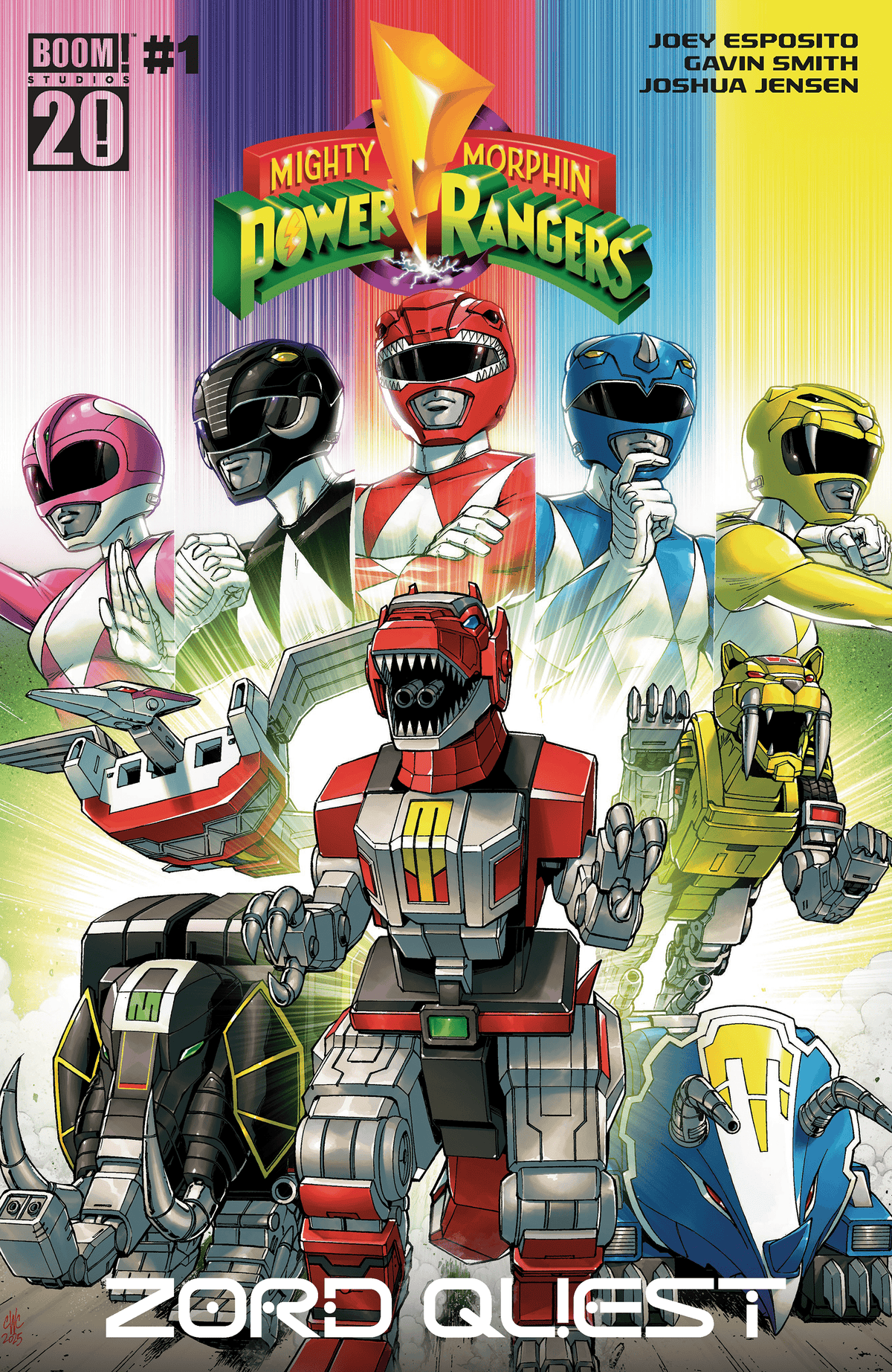 Boom Entertainment Comic Books Mighty Morphin Power Rangers: Zord Quest #1 B Variant (Dressed, Coller) 84428401294201021 PRH-84428401294201021