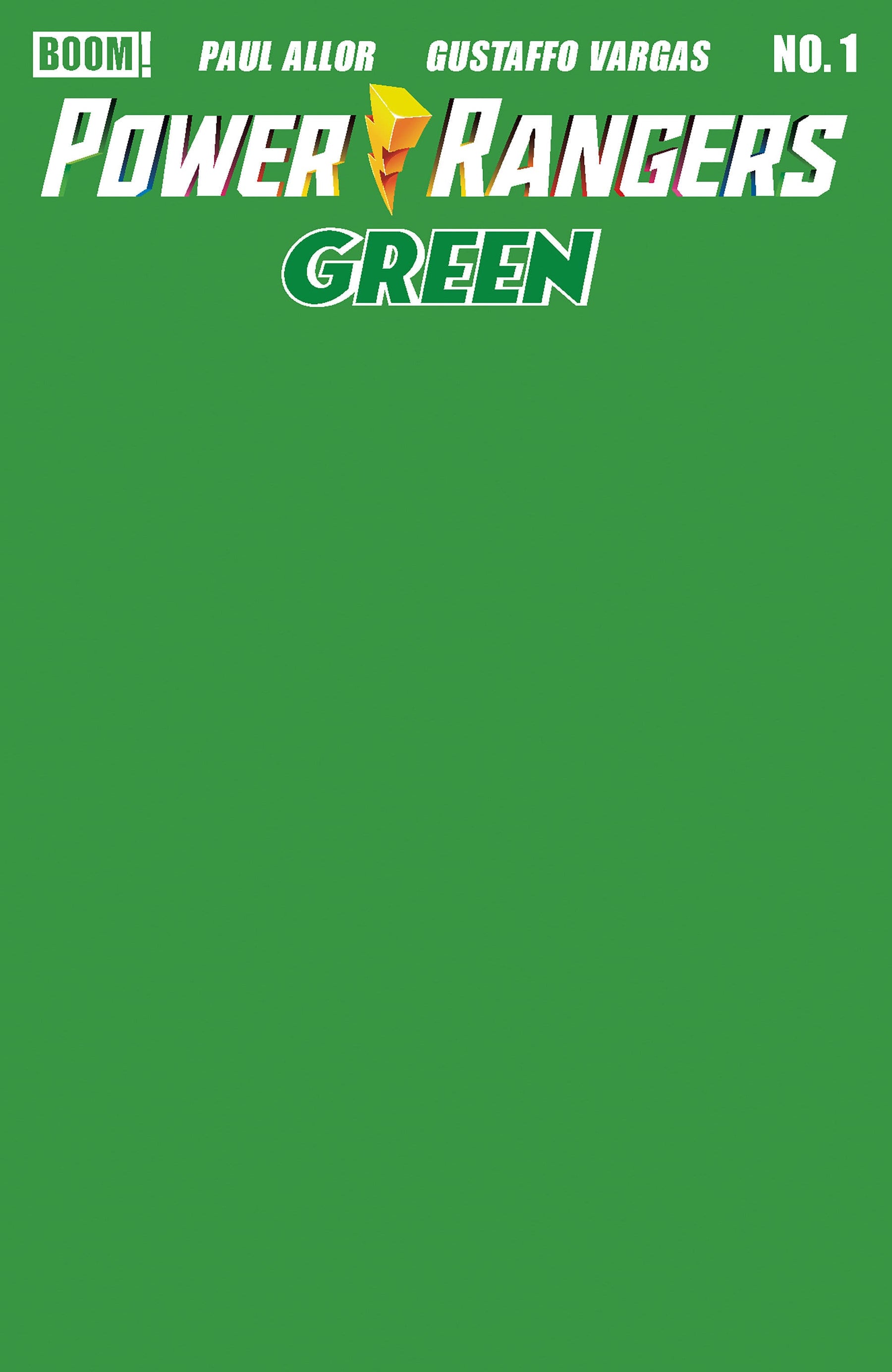 Power Rangers Green #1 E Green Blank Sketch Variant (Release Date: 08/05/2026)