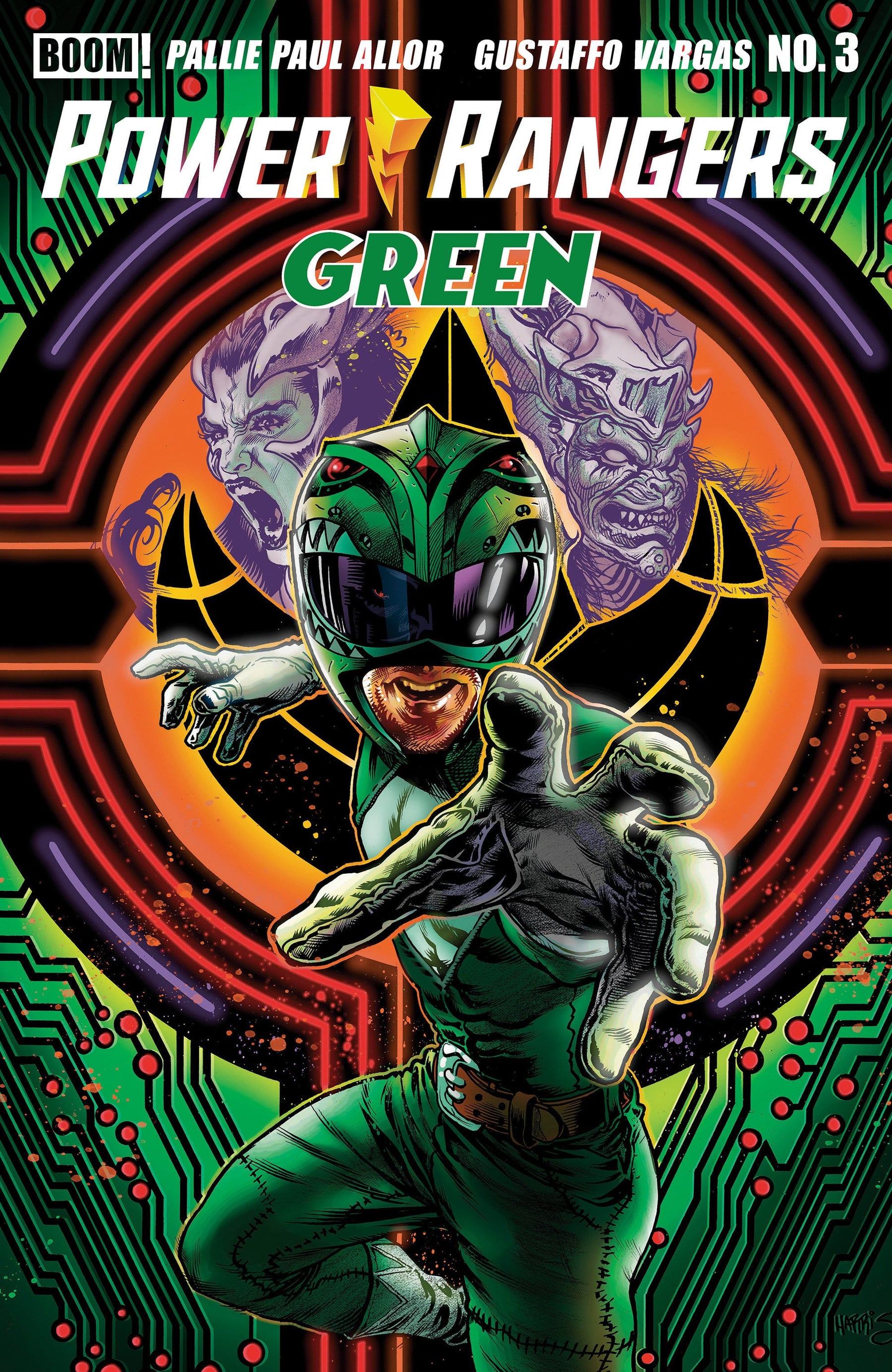 Power Rangers Green #3 A Main (Dressed, Harris) (Release Date: 10/21/2026)