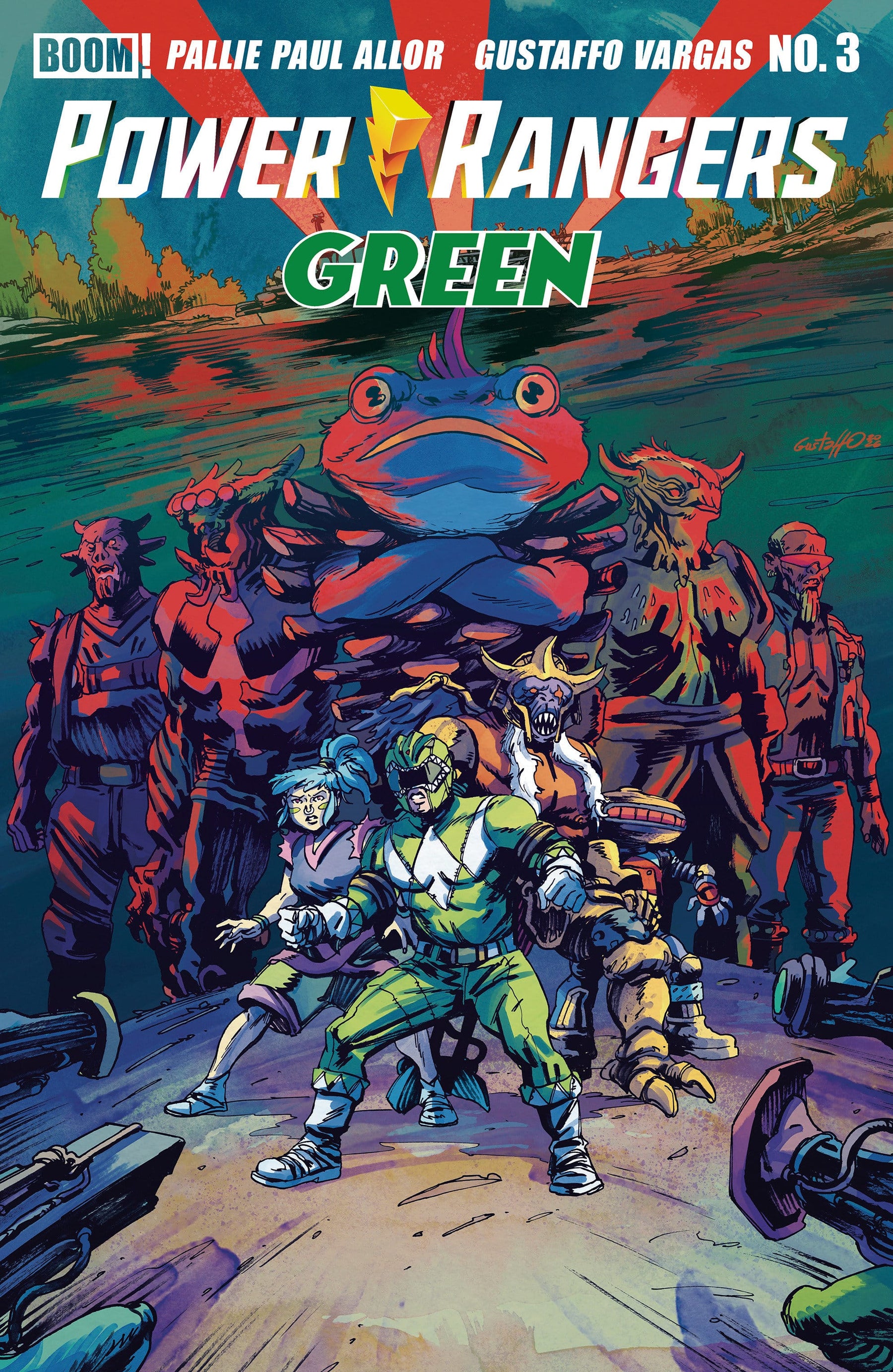 Power Rangers Green #3 B Variant (Dressed, Vargas) (Release Date: 10/21/2026)