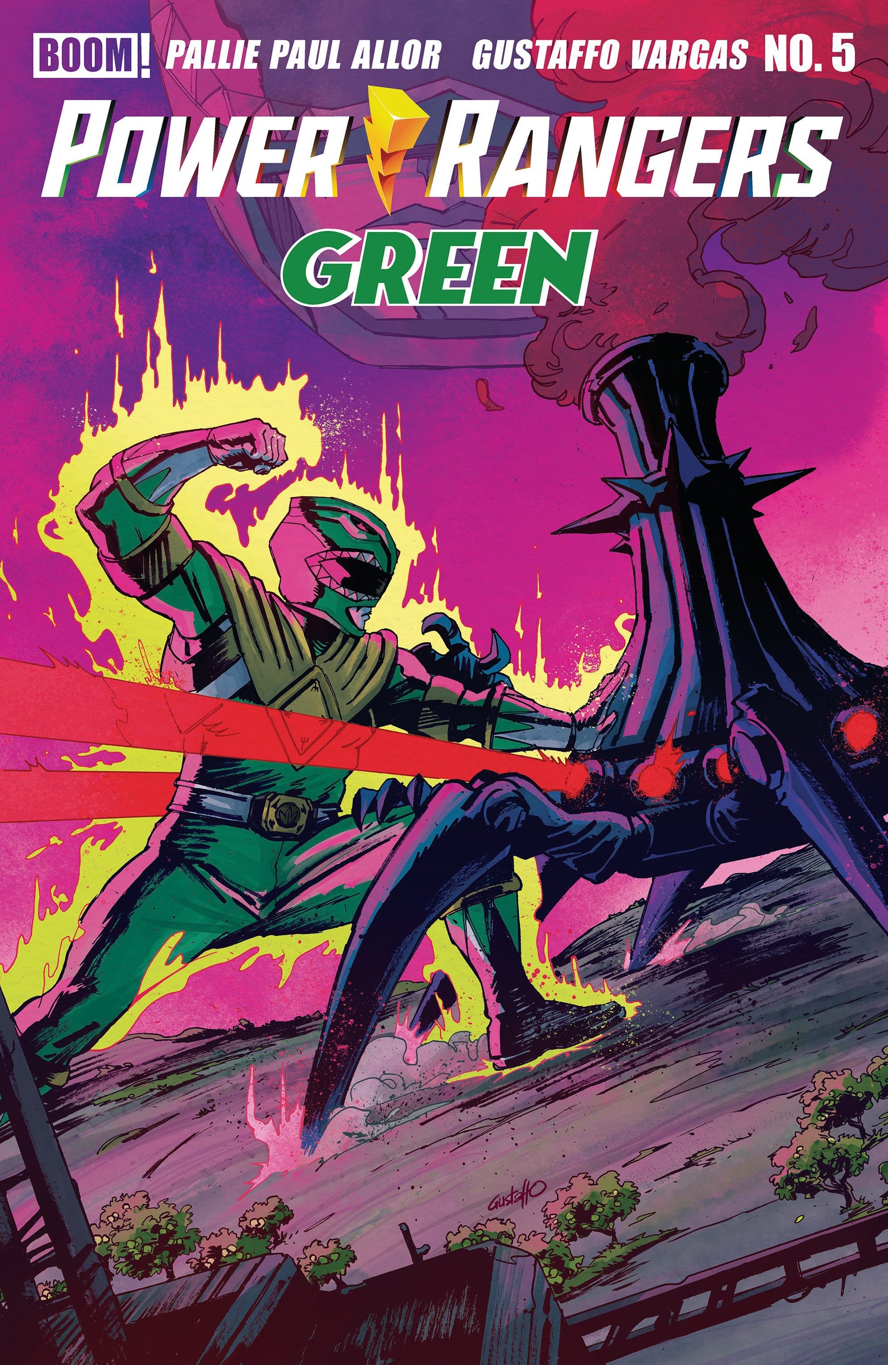 Power Rangers Green #5 B Variant (Dressed, Vargas) (Release Date: 12/23/2026)