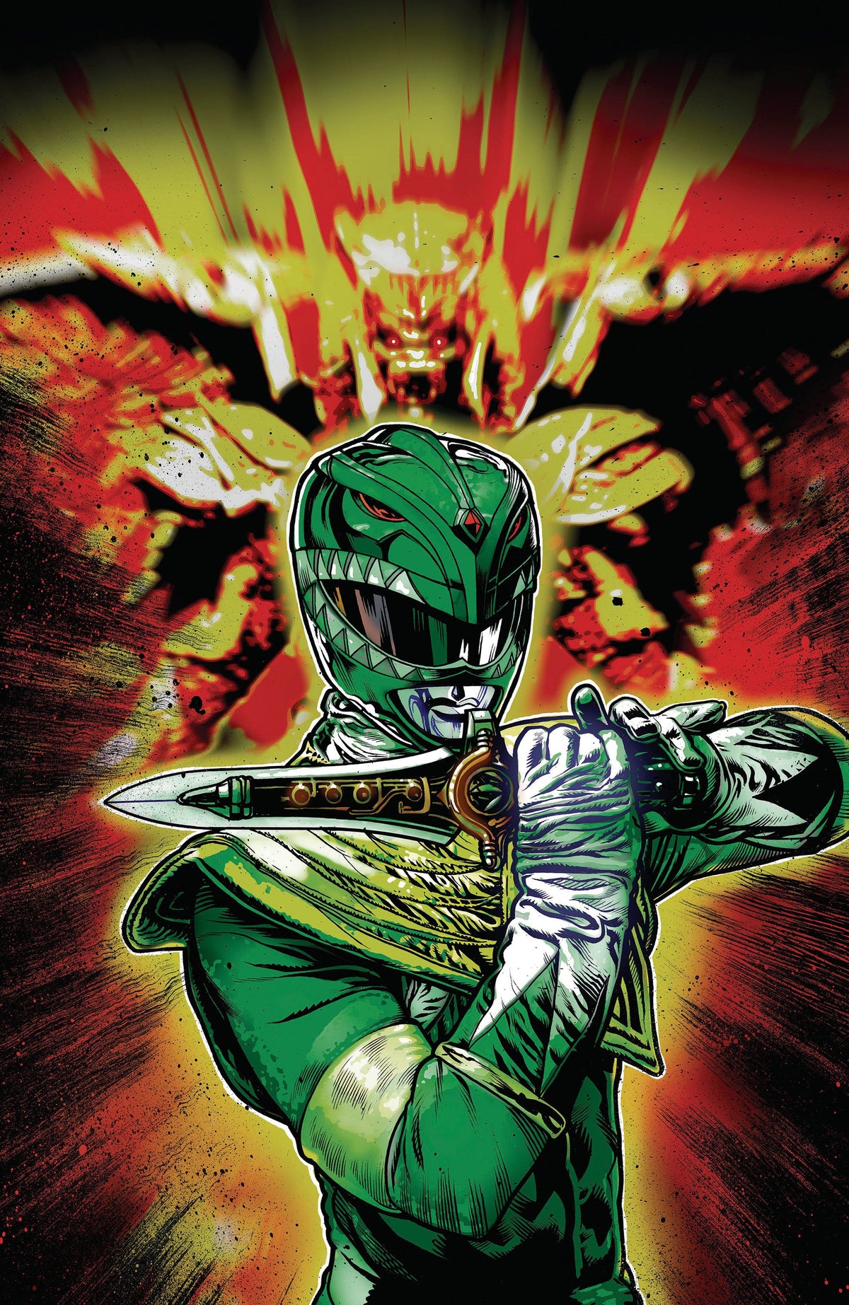 Boom Entertainment Comic Books Power Rangers Green #5 D Foil Variant (Full Art, Harris) (Release Date: 12/23/2026) 84428401346805041 PRH-84428401346805041