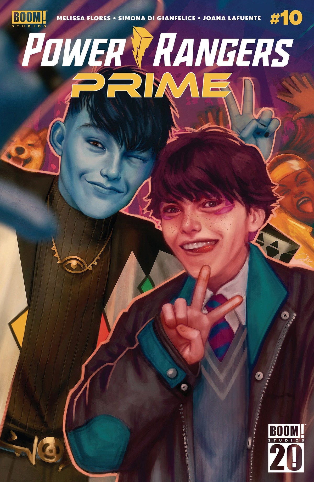 Boom Entertainment Comic Books Power Rangers Prime #10 C BOOM 20th Anniversary Variant (Dressed, Puebla) 84428401206510031 PRH-84428401206510031