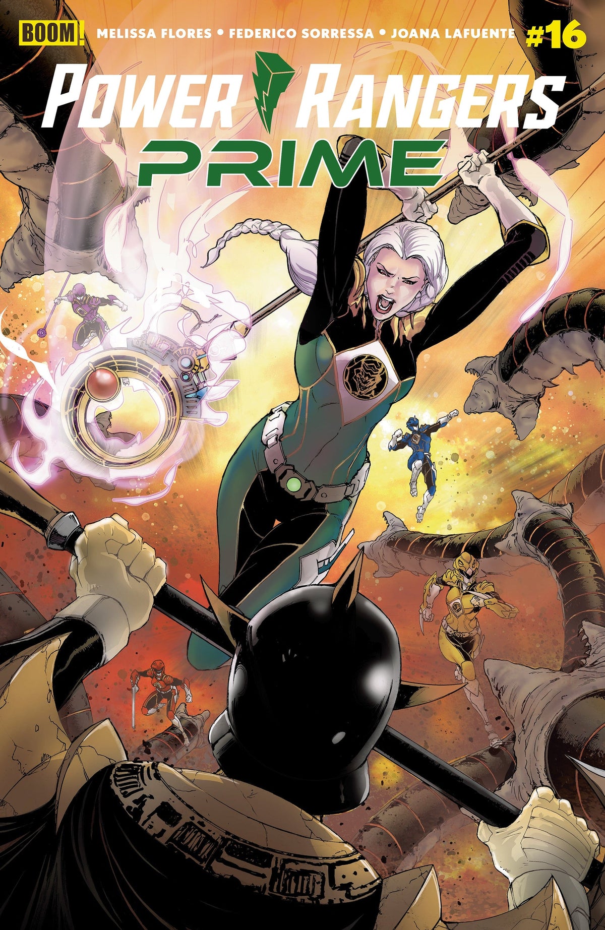 Boom Entertainment Comic Books Power Rangers Prime #16 A Main (Dressed, Griffith) 84428401206516011 PRH-84428401206516011
