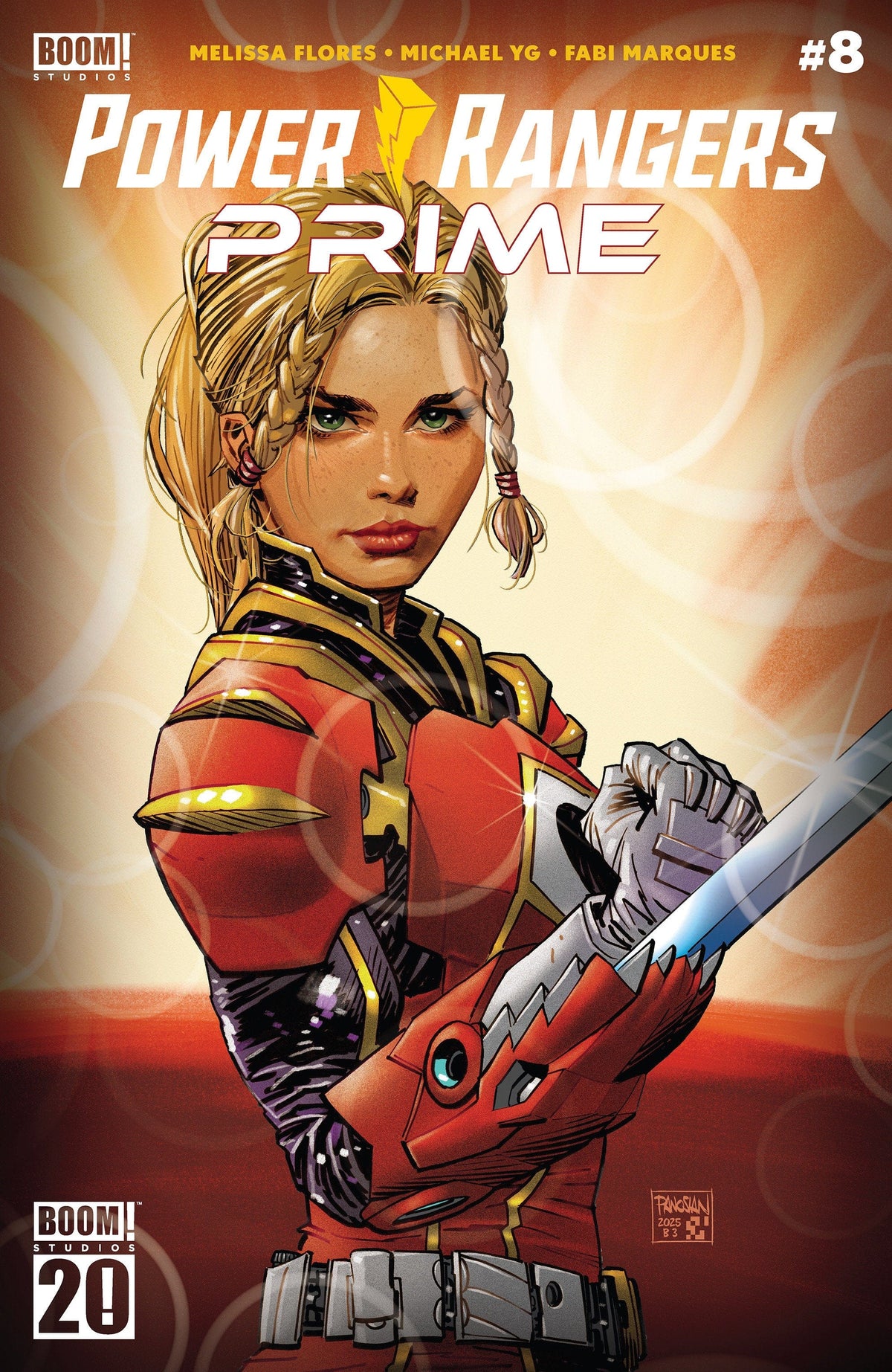 Boom Entertainment Comic Books Power Rangers Prime #8 C BOOM 20th Anniversary Variant (Dressed, Panosian) 84428401206508031 PRH-84428401206508031