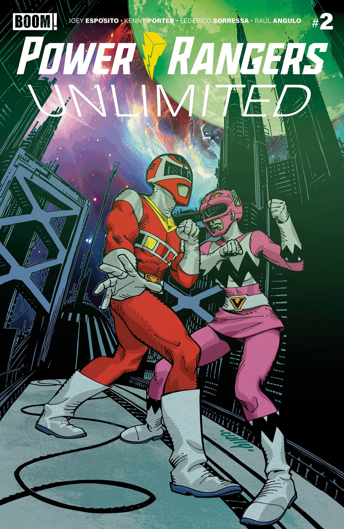 Boom Entertainment Comic Books Power Rangers Unlimited #2 B Variant (Dressed, Hamner) (Release Date: 08/12/2026) 84428401340602021 PRH-84428401340602021