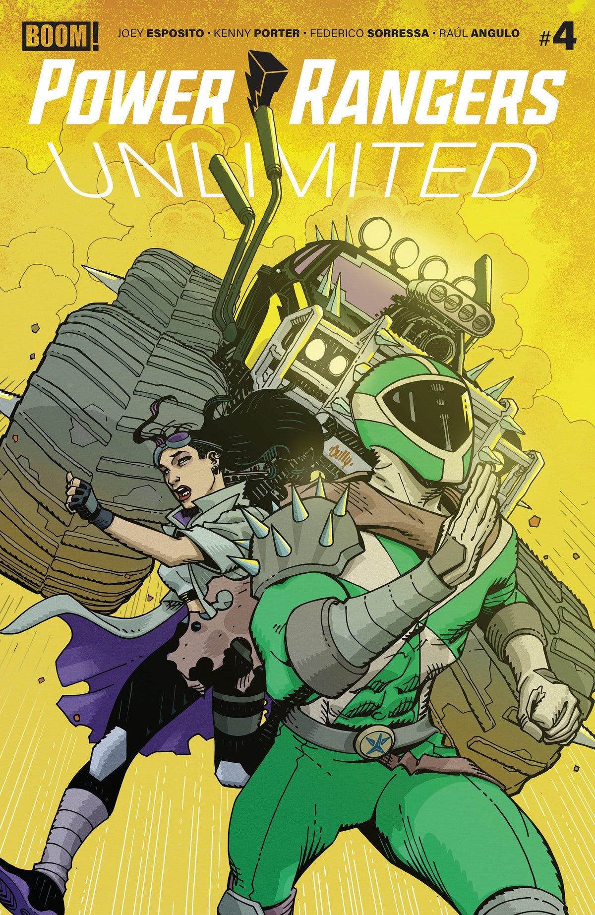 Boom Entertainment Comic Books Power Rangers Unlimited #4 B Variant (Dressed, Hamner) (Release Date: 10/14/2026) 84428401340604021 PRH-84428401340604021