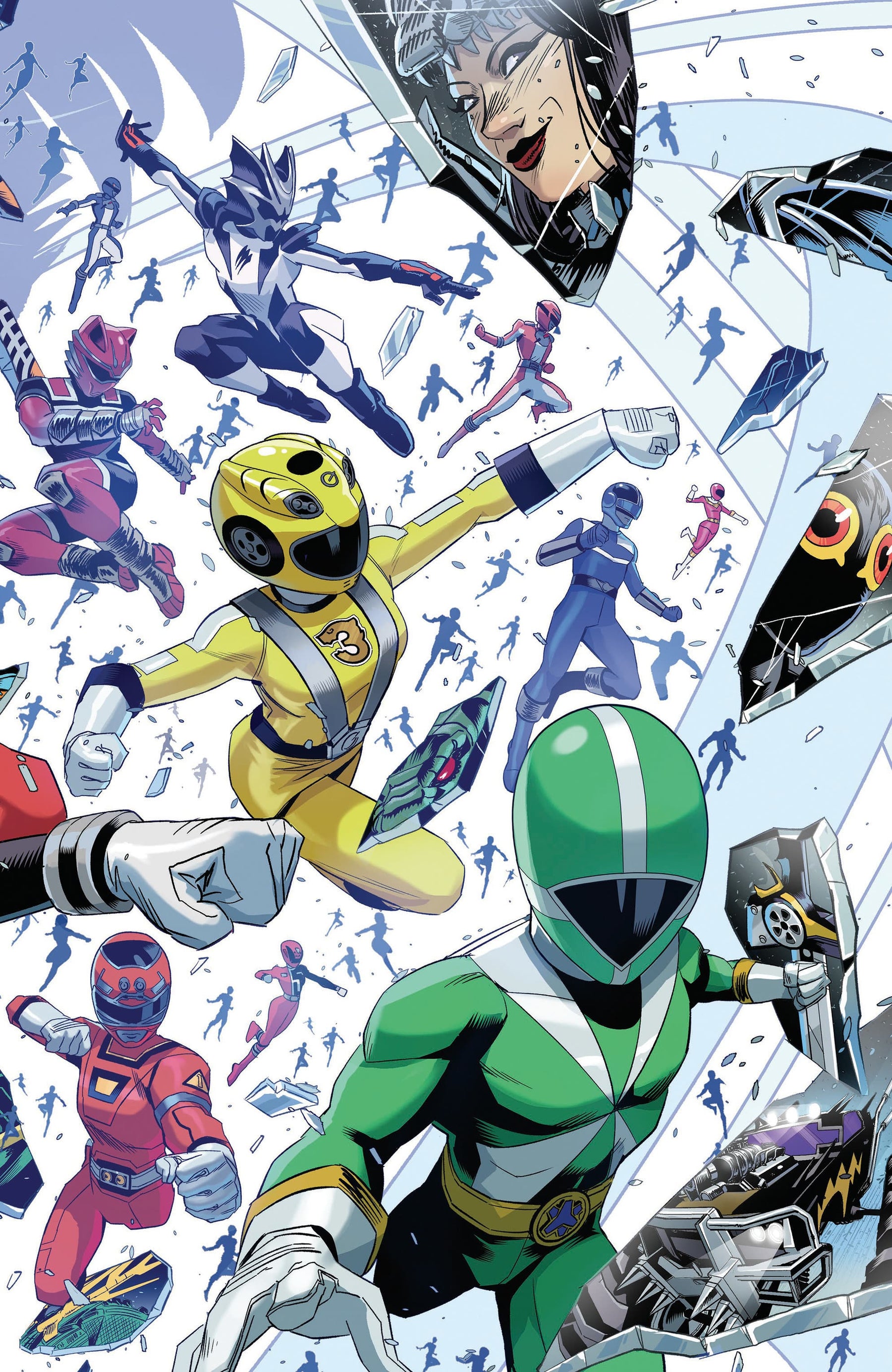 Power Rangers Unlimited #4 C Every Ranger Ever Card Stock Connecting Variant (Full Art, Zonno) (Release Date: 10/14/2026)