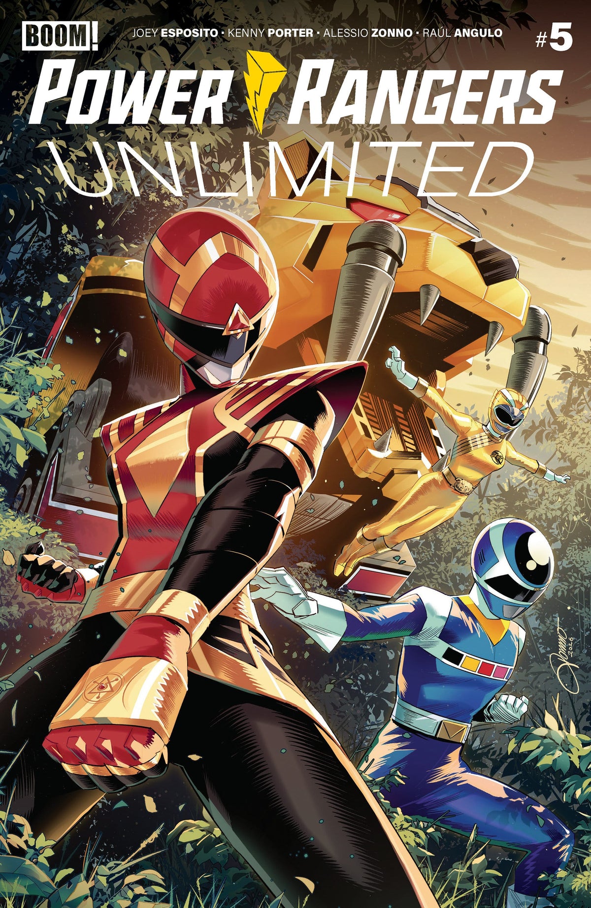 Boom Entertainment Comic Books Power Rangers Unlimited #5 A Main (Dressed, Zonno) (Release Date: 11/11/2026) 84428401340605011 PRH-84428401340605011