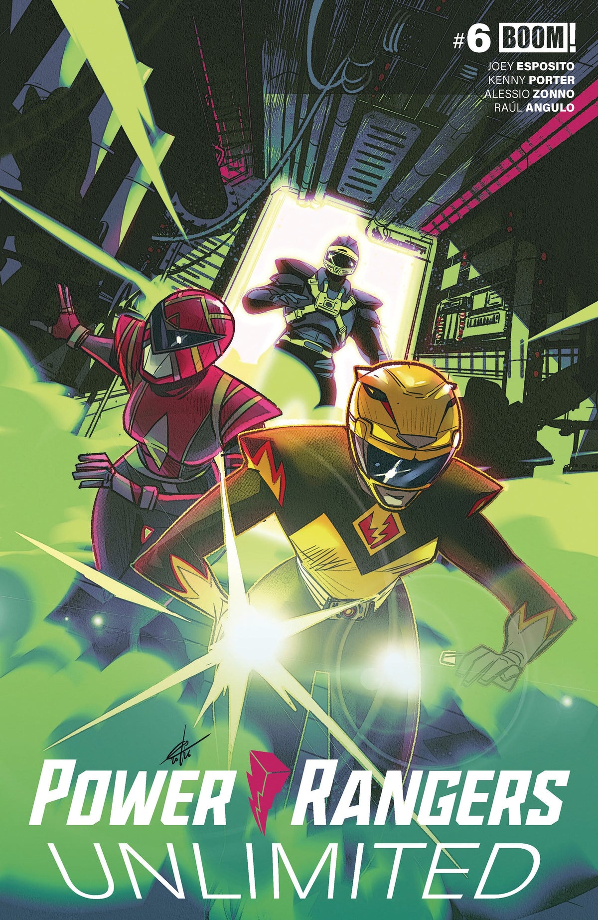 Boom Entertainment Comic Books Power Rangers Unlimited #6 B Variant (Dressed, Carlini) (Release Date: 12/16/2026) 84428401340606021 PRH-84428401340606021