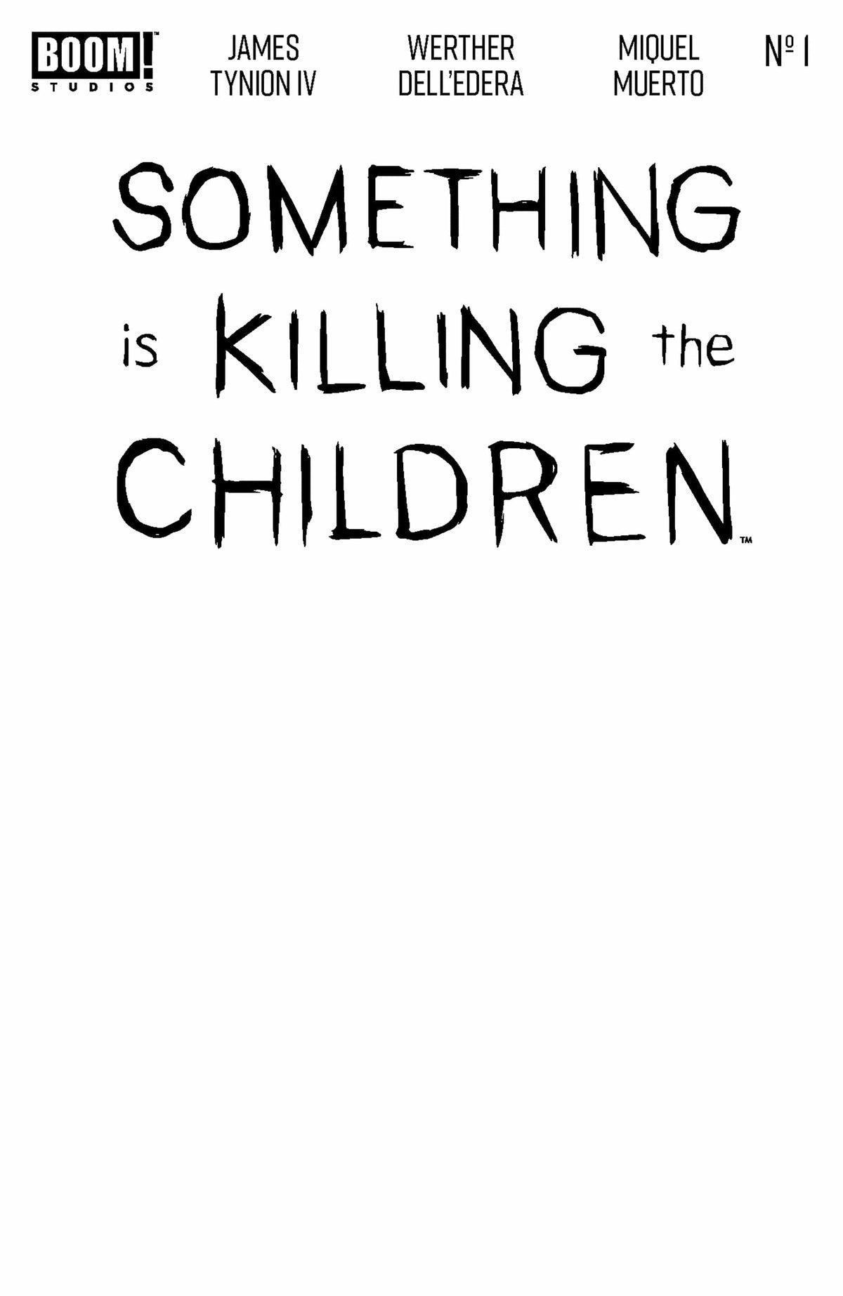Boom Entertainment Comic Books Something is Killing the Children #1 ZAC 10th Printing Blank Sketch Variant (Dressed, Sketch) 84428401329101031 PRH-84428401329101031