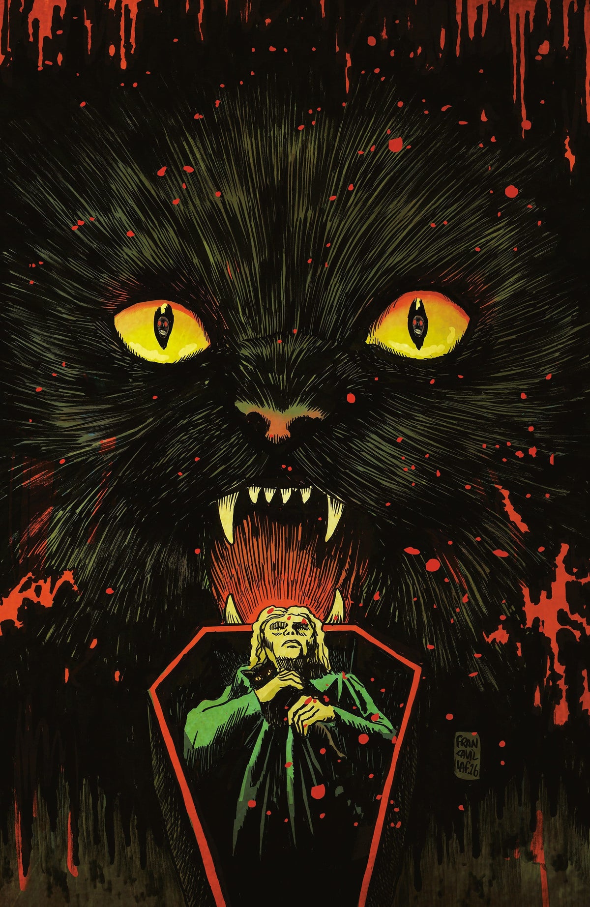 Boom Entertainment Comic Books Stuff of Nightmares: The Cat in the Coffin #1 A Main (Dressed, Francavilla) (Release Date: 08/19/2026) 84428401344401011 PRH-84428401344401011