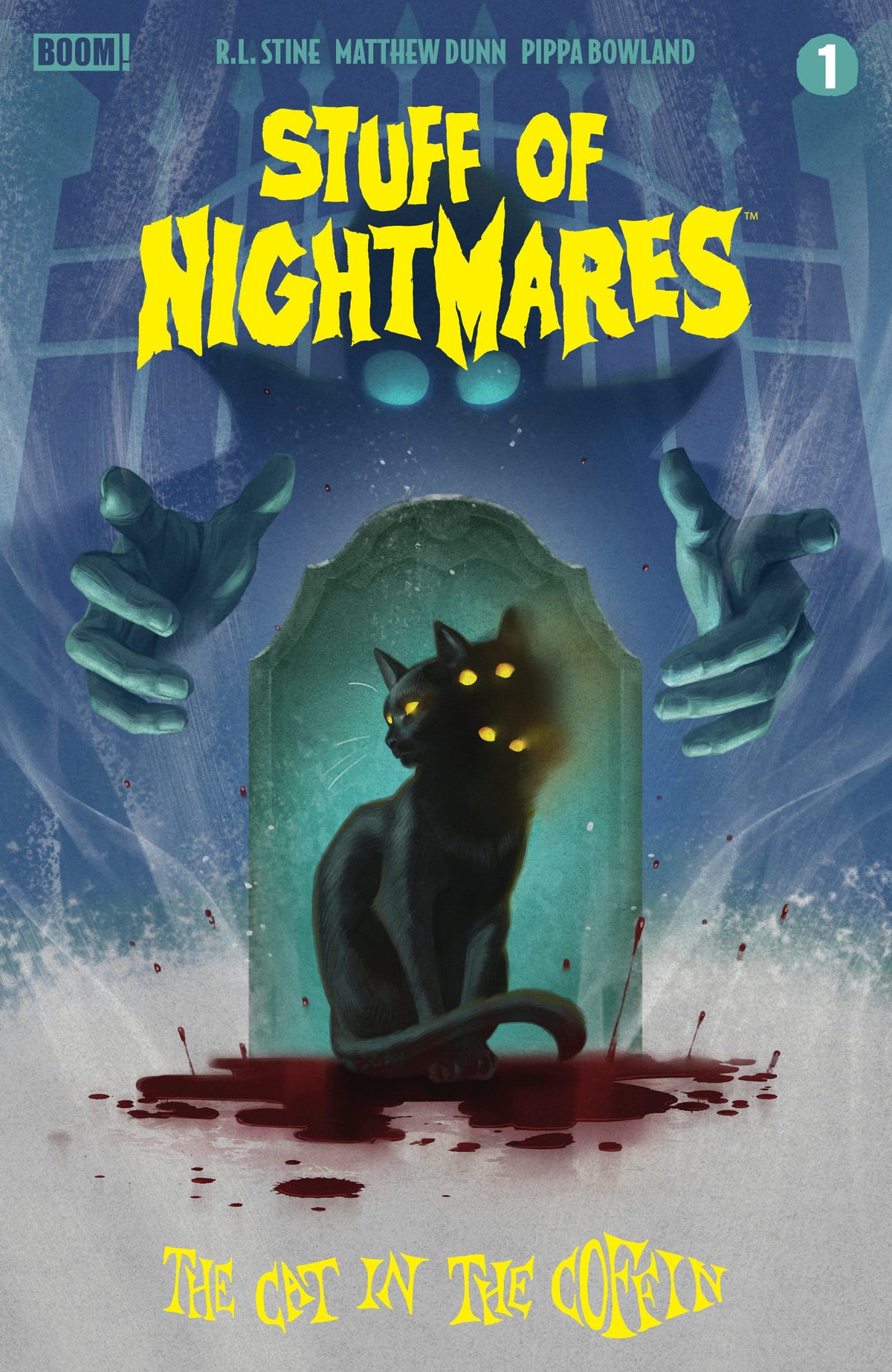 Boom Entertainment Comic Books Stuff of Nightmares: The Cat in the Coffin #1 B Variant (Dressed, Murakami) (Release Date: 08/26/2026) 84428401344401021 PRH-84428401344401021