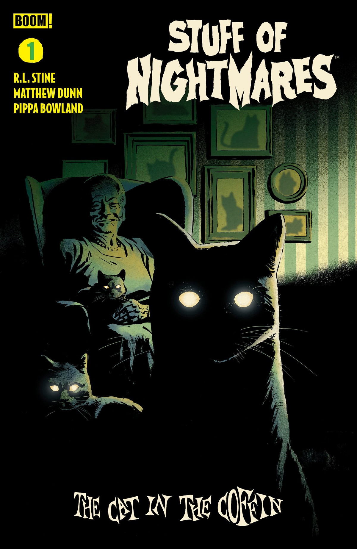 Boom Entertainment Comic Books Stuff of Nightmares: The Cat in the Coffin #1 C Homage Variant (Dressed, Gorham) (Release Date: 08/26/2026) 84428401344401031 PRH-84428401344401031
