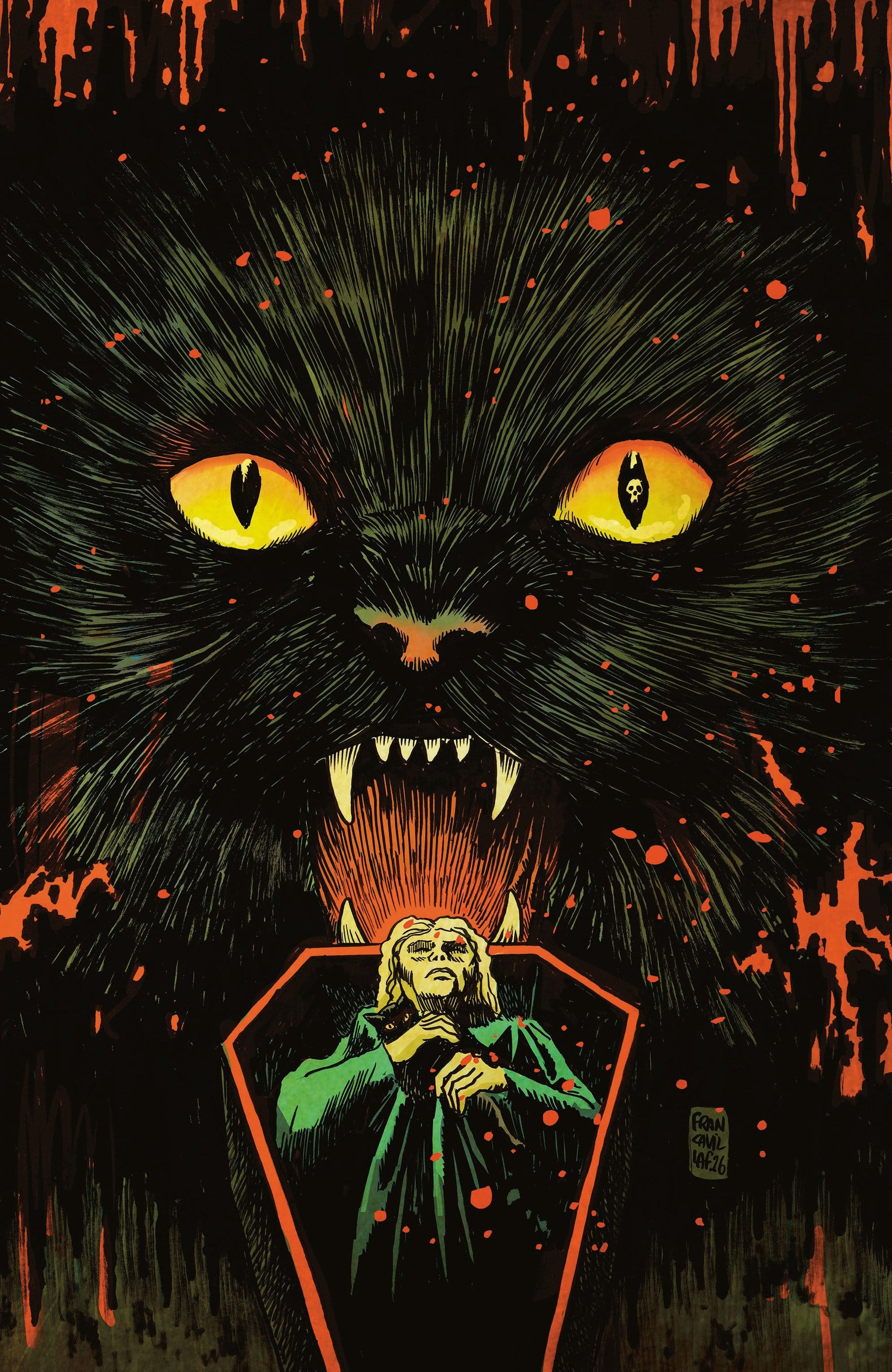 Stuff of Nightmares: The Cat in the Coffin #1 D Glow in the Dark Variant (Full Art, Francavilla) (Release Date: 08/19/2026)