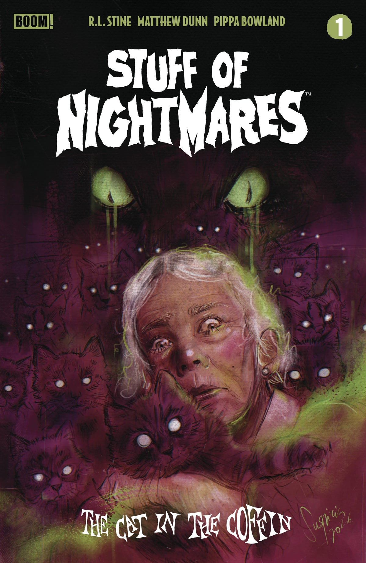 Boom Entertainment Comic Books Stuff of Nightmares: The Cat in the Coffin #1 H FOC Reveal Variant (Dressed, TBA) (Release Date: 08/19/2026) 84428401344401081 PRH-84428401344401081