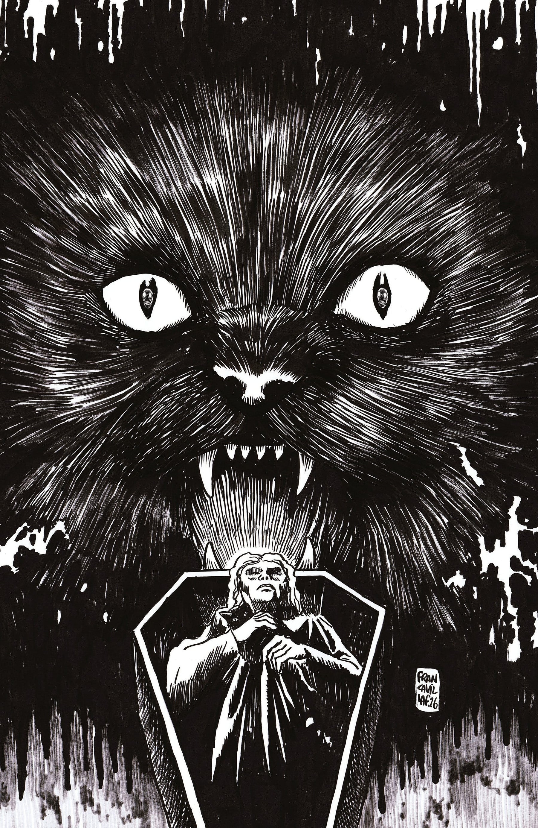 Stuff of Nightmares: The Cat in the Coffin #1 I Unlimited Variant (Full Art, Francavilla) (Release Date: 08/19/2026)