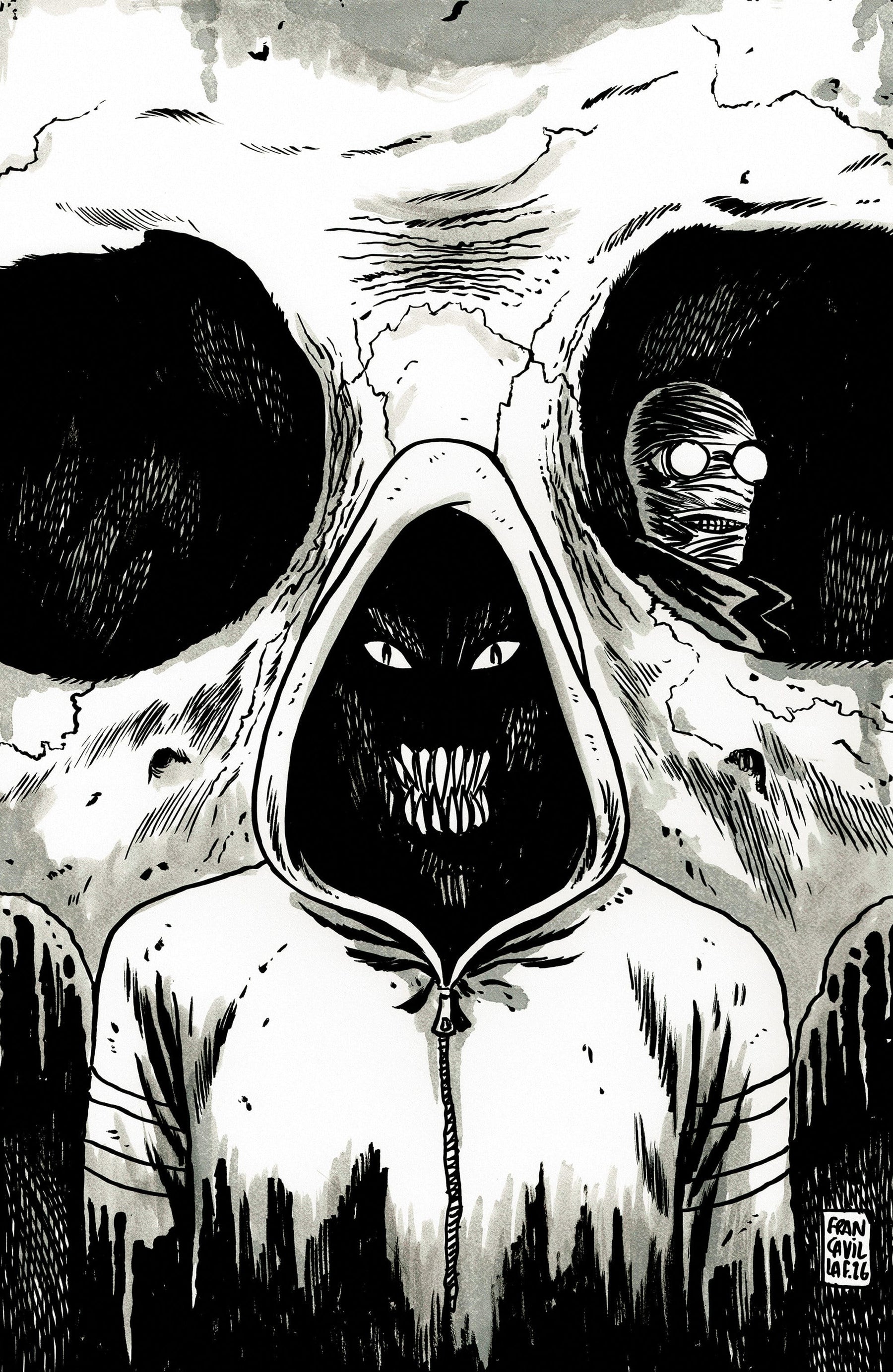 Stuff of Nightmares: The Hoodie #1 D Glow in the Dark Variant (Full Art, Glow in the Dark, Francavilla) (Release Date: 12/02/2026)