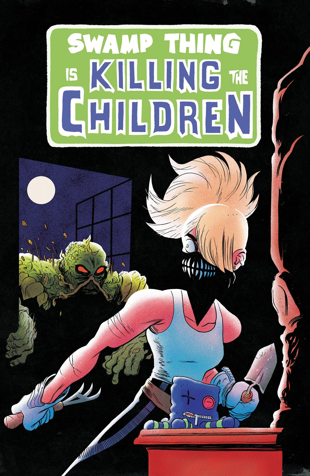 Boom Entertainment Comic Books Swamp Thing is Killing the Children #1 C Swamp Thing Homage Variant (Dressed, Boss) (Release Date: 12/02/2026) 84428401388801031 PRH-84428401388801031