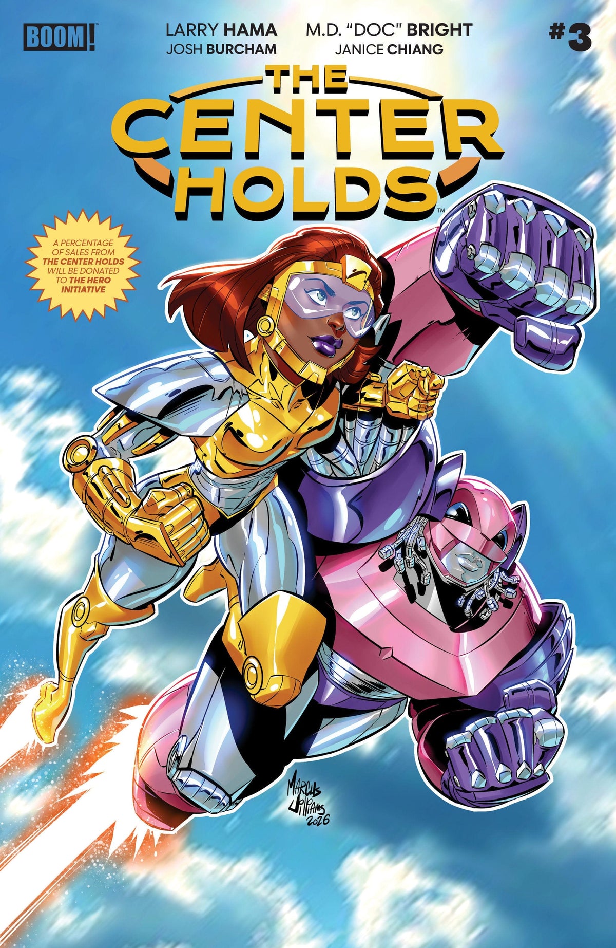 Boom Entertainment Comic Books The Center Holds #3 B Variant (Dressed, Williams) 84428401318503021 PRH-84428401318503021