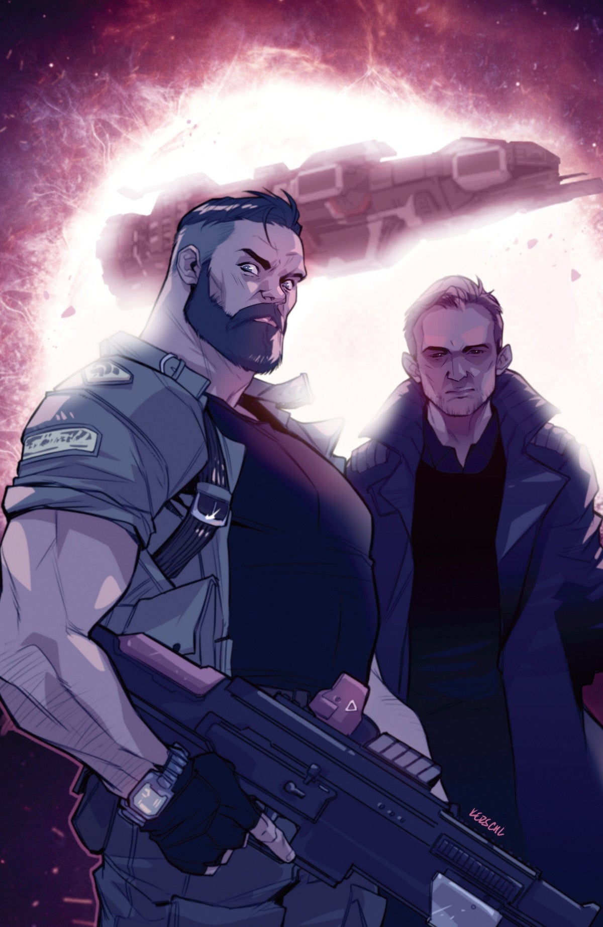 Boom Entertainment Comic Books The Expanse: A Little Death #4 E Unlimited Variant (Full Art, Kerschel) 84428401284304051 PRH-84428401284304051