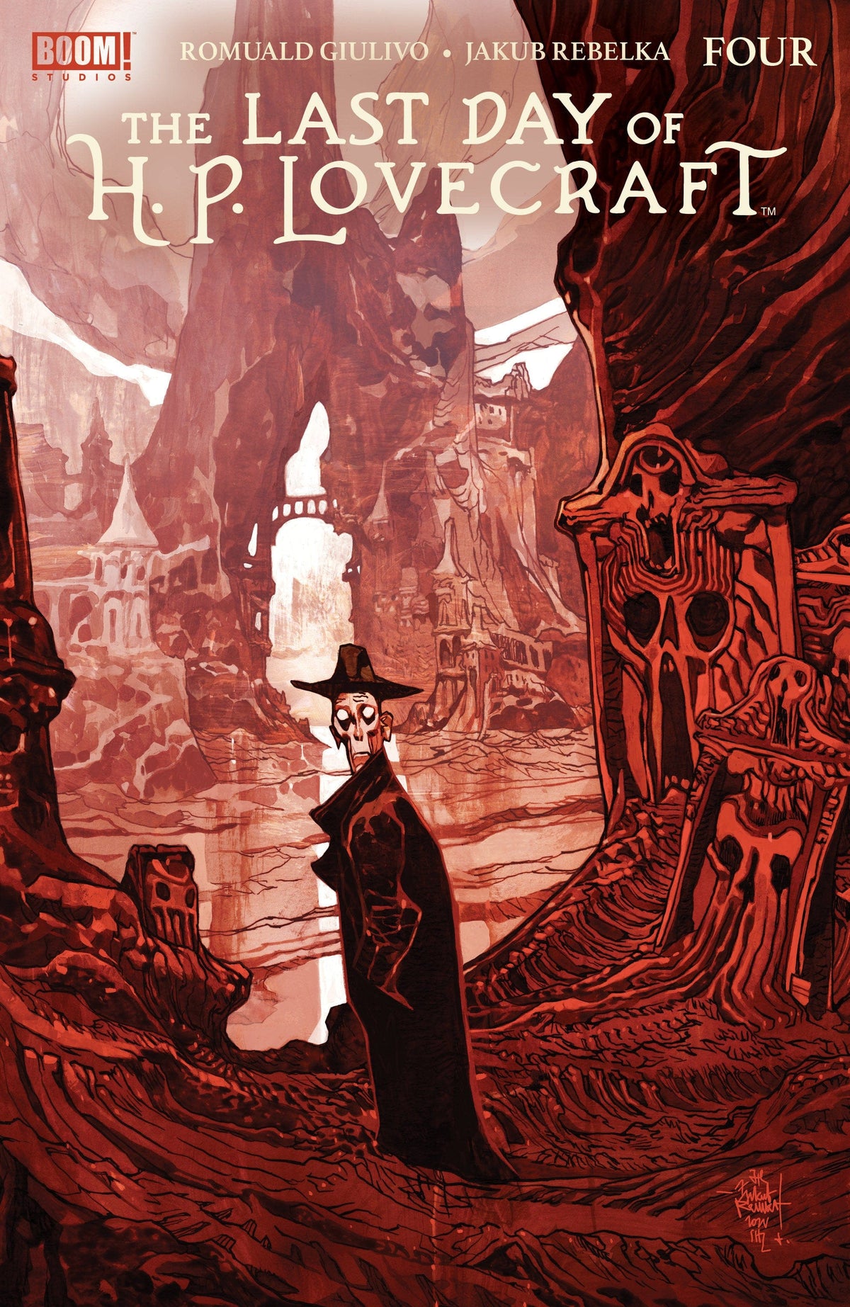 Boom Entertainment Comic Books The Last Day of H.P. Lovecraft #4 A Main (Dressed, Rebelka) 84428401286704011 PRH-84428401286704011