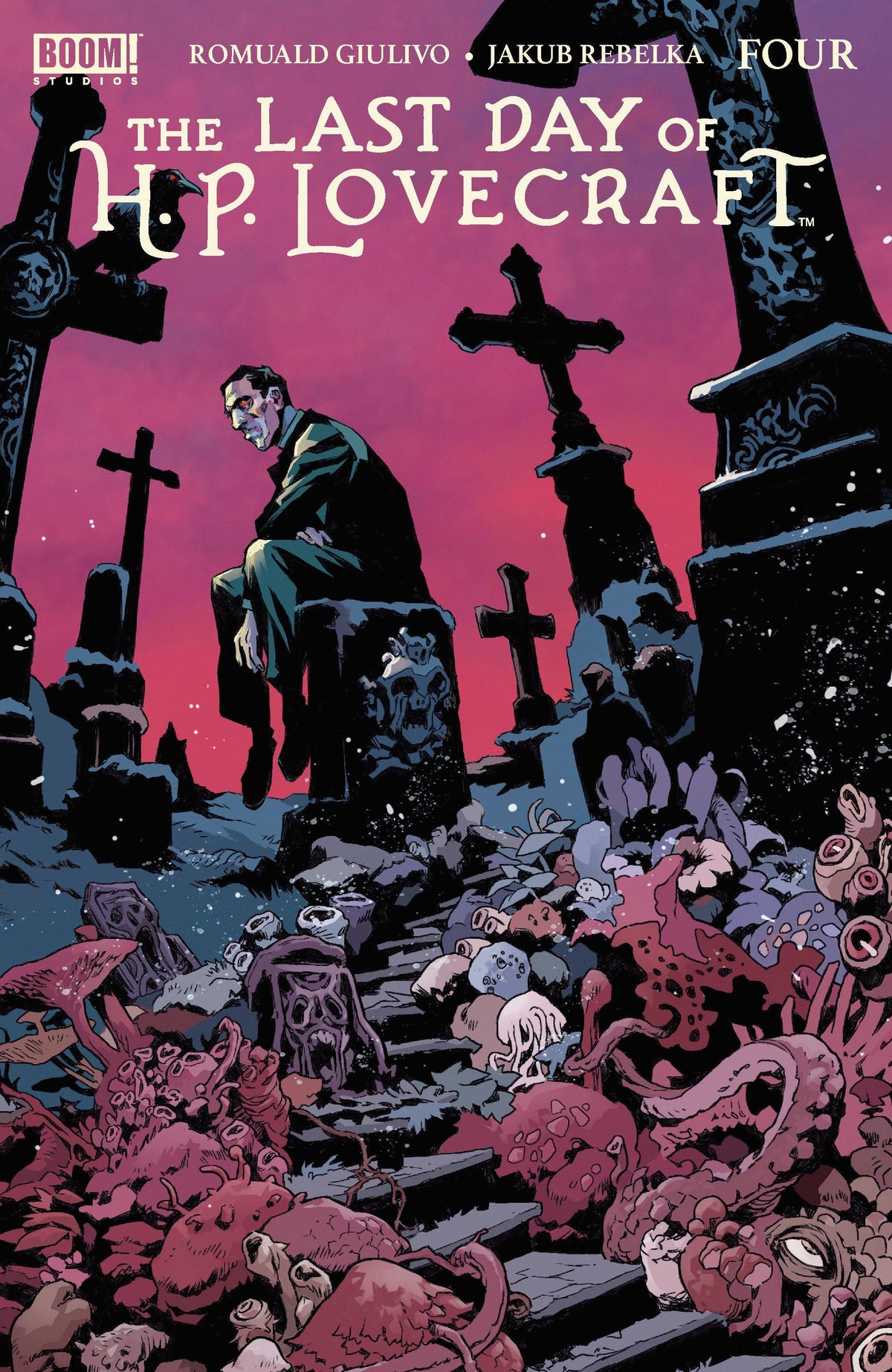 Boom Entertainment Comic Books The Last Day of H.P. Lovecraft #4 B Variant (Dressed, de Stena) 84428401286704021 PRH-84428401286704021