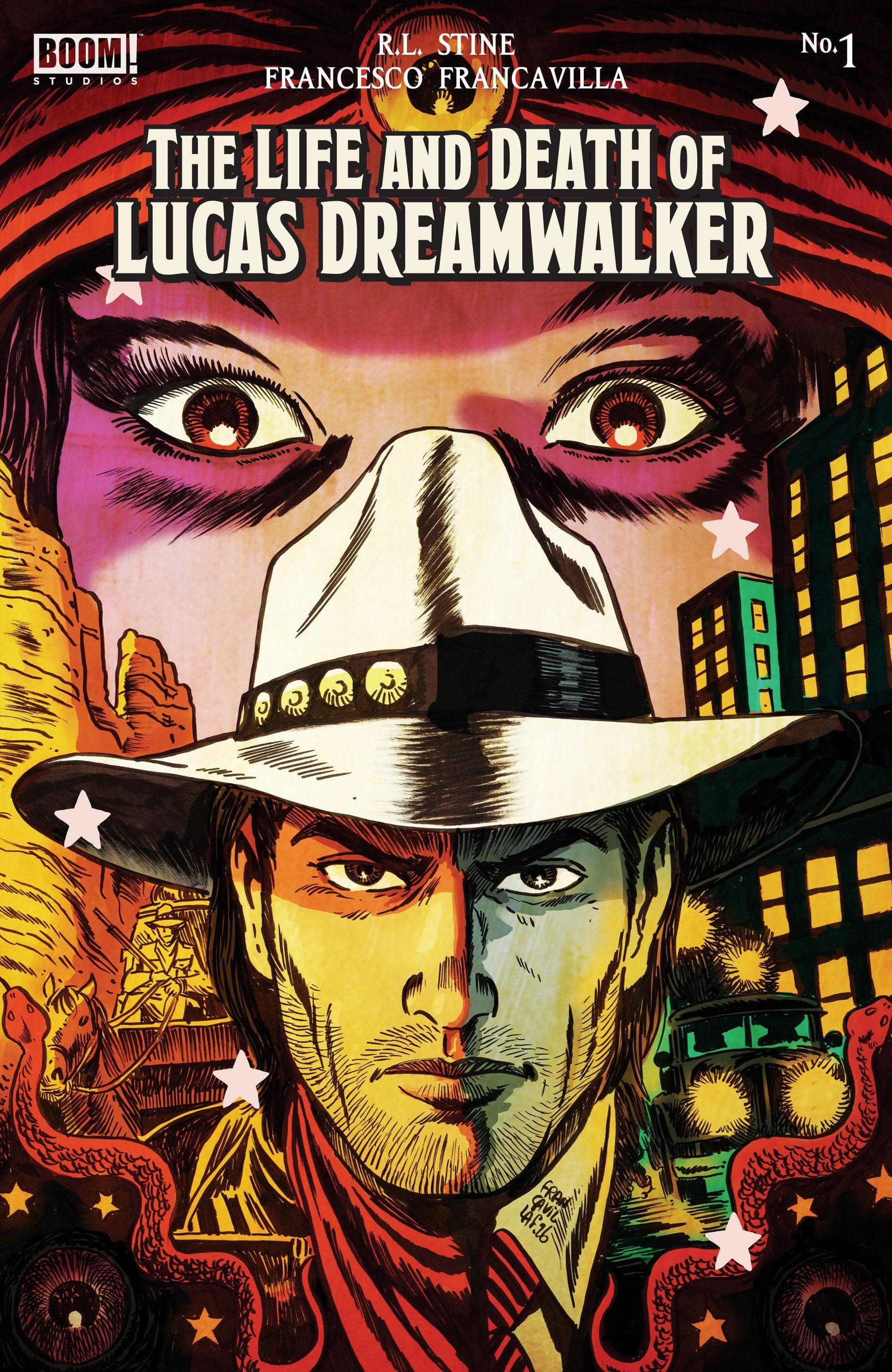 The Life and Death of Lucas Dreamwalker #1 A Main (Dressed, Francavilla)