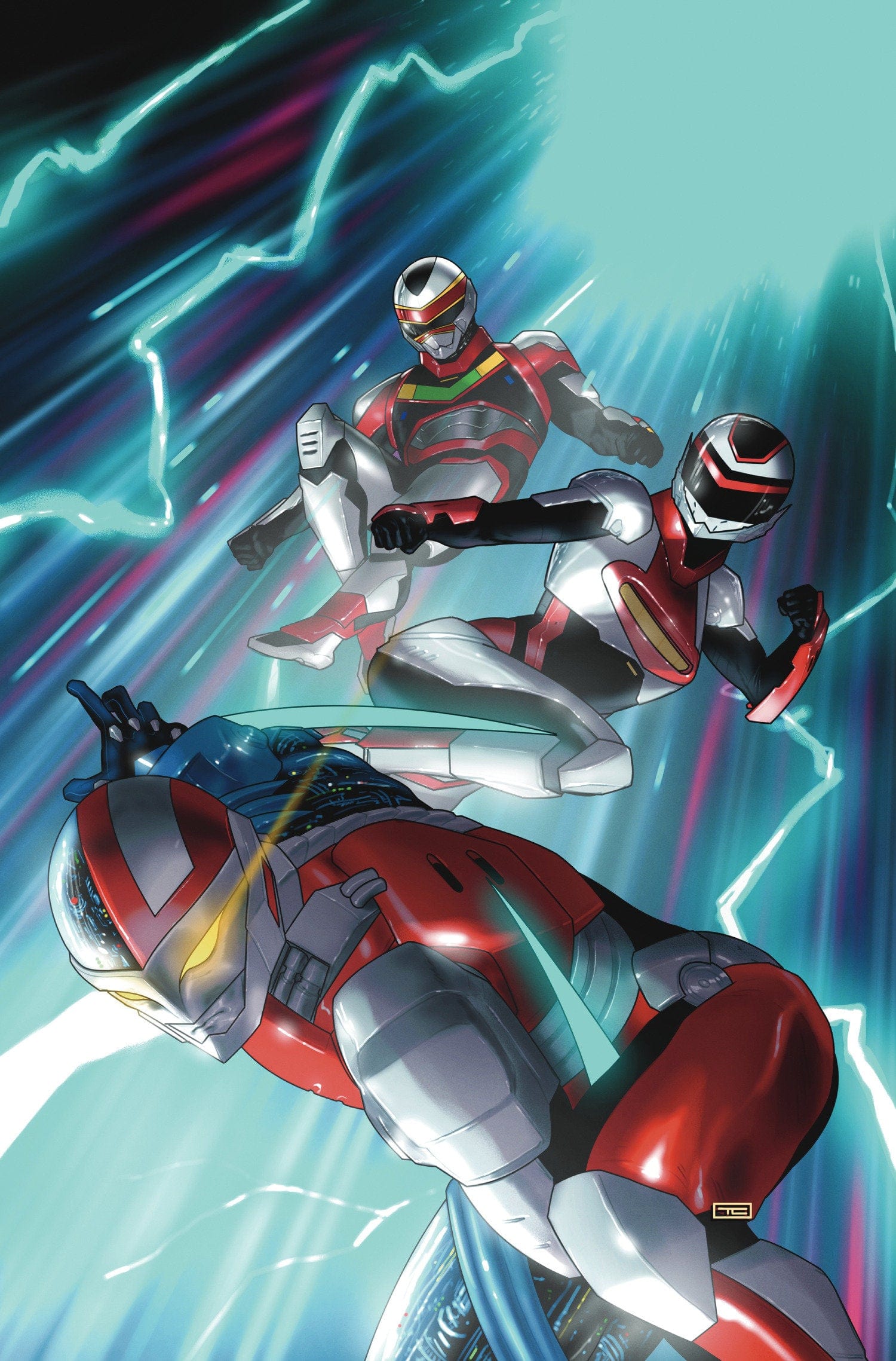 VR Troopers #4 C Variant (Full Art, Foil, Clarke)