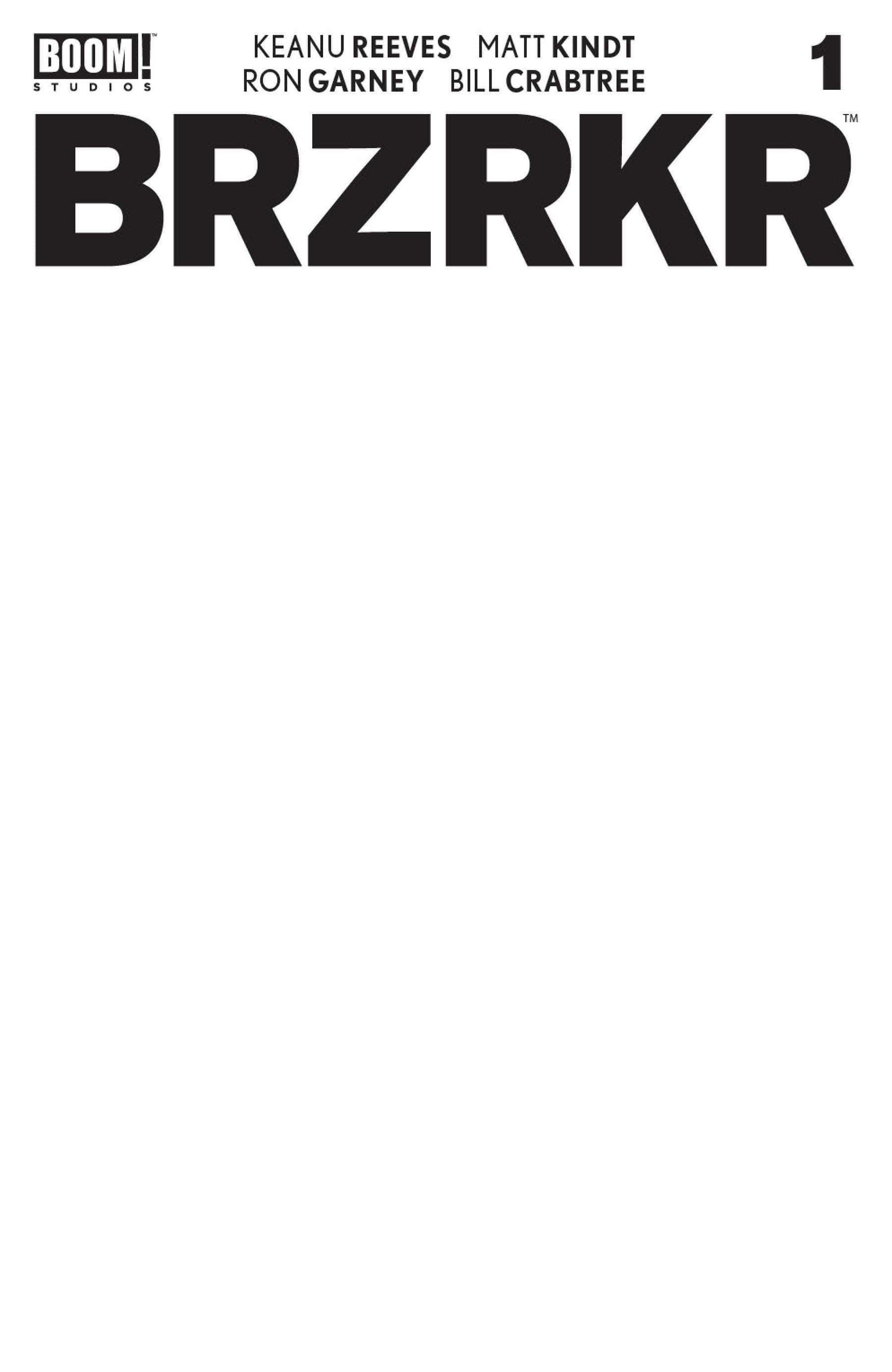 BRZRKR (BERZERKER) #1 CVR E BLANK SKETCH VAR (MR)