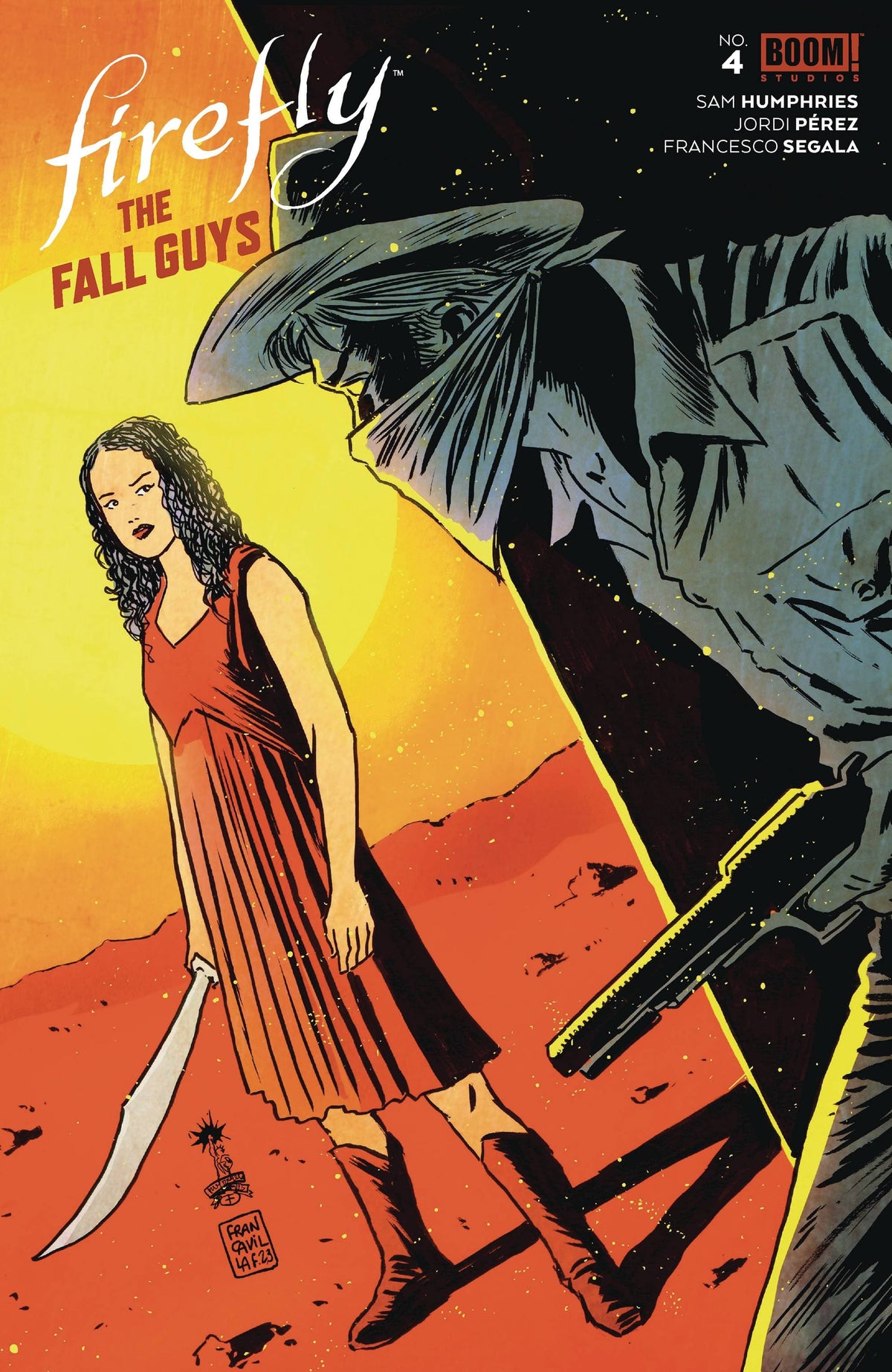 Boom! Studios Comic Books FIREFLY THE FALL GUYS #4 (OF 6) CVR A FRANCAVILLA 84428400979904011 OCT230145