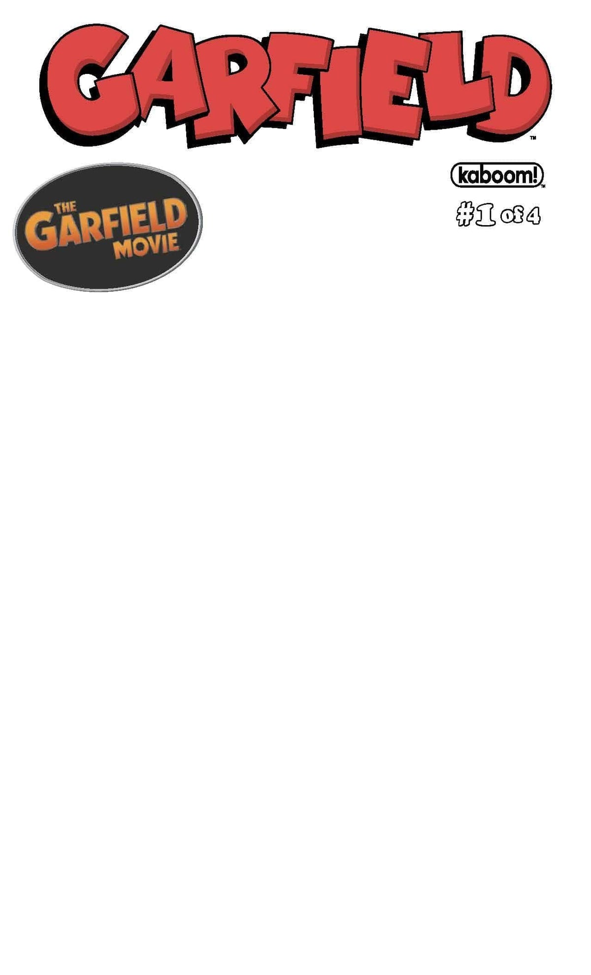 Boom! Studios Comic Books GARFIELD #1 (OF 4) CVR C BLANK SKETCH VAR 84428401099301031 JUN240106