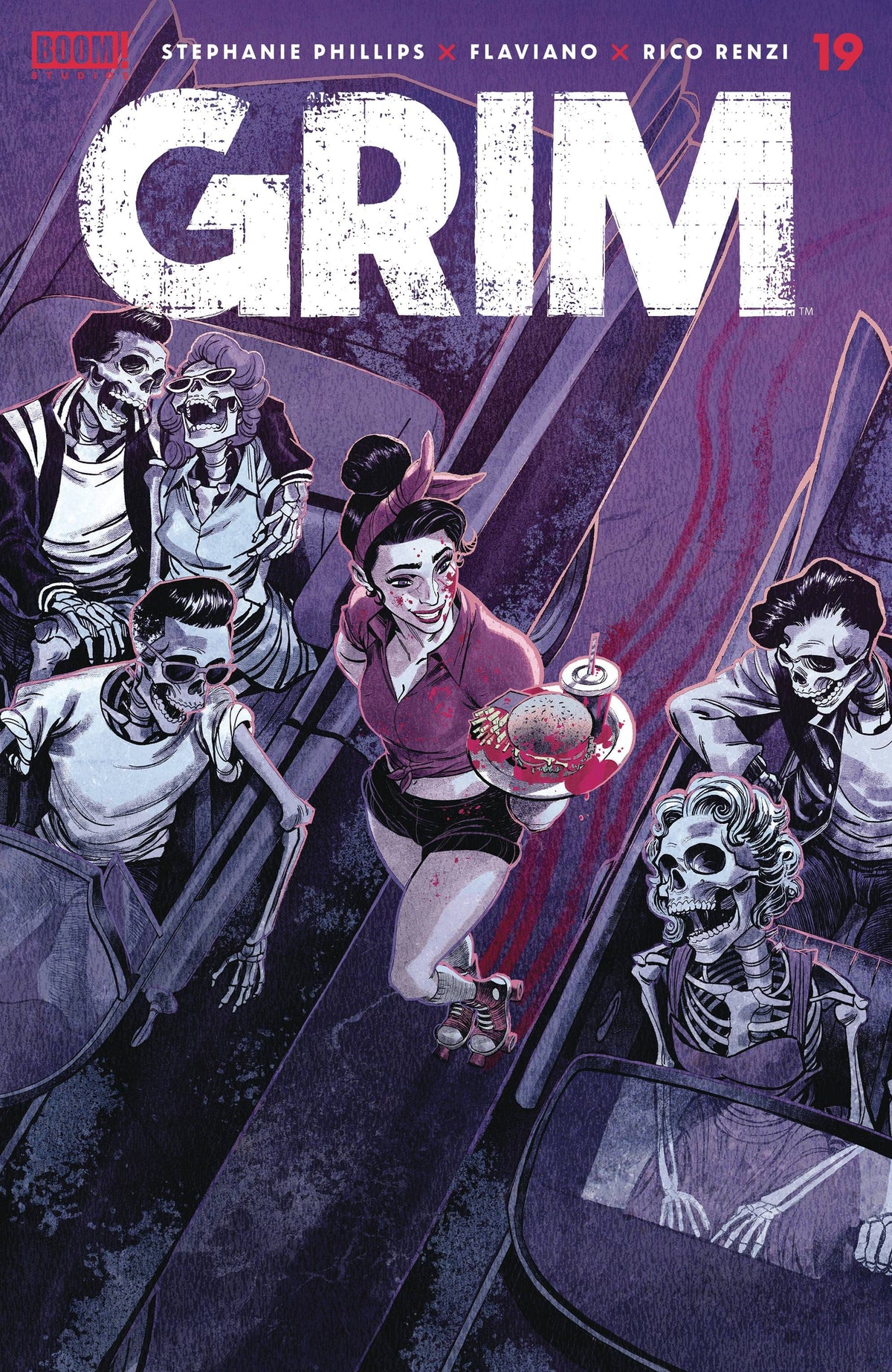 Boom! Studios Comic Books GRIM #19 CVR A FLAVIANO 84428400856319011 MAY240048