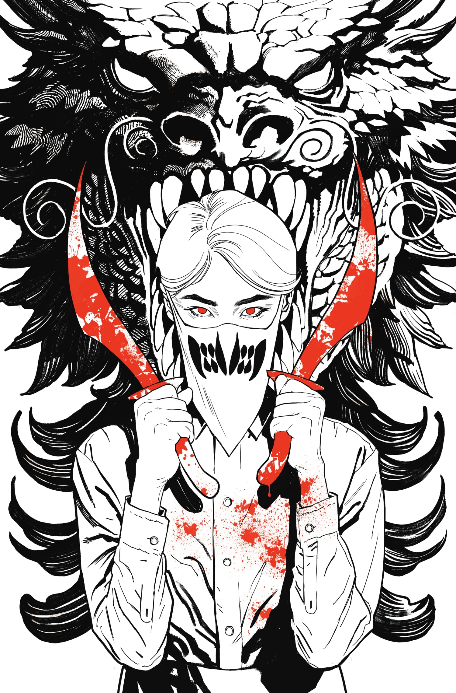 Fall of the House of Slaughter #2 D 1:20 INCV (Full Art, Paquette)