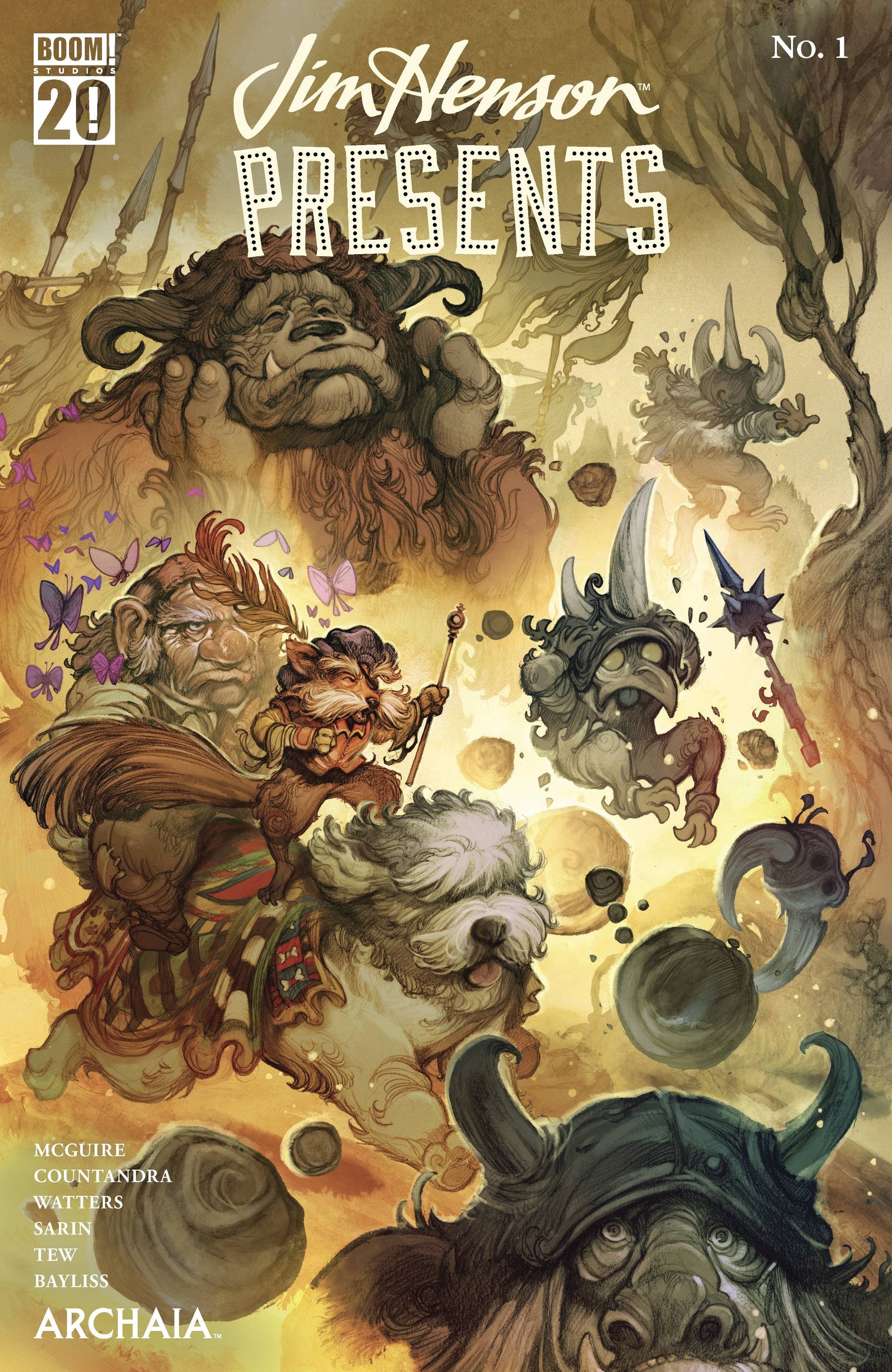 JIM HENSON PRESENTS #1 (OF 4) CVR C 1:10 INCV GODBEY