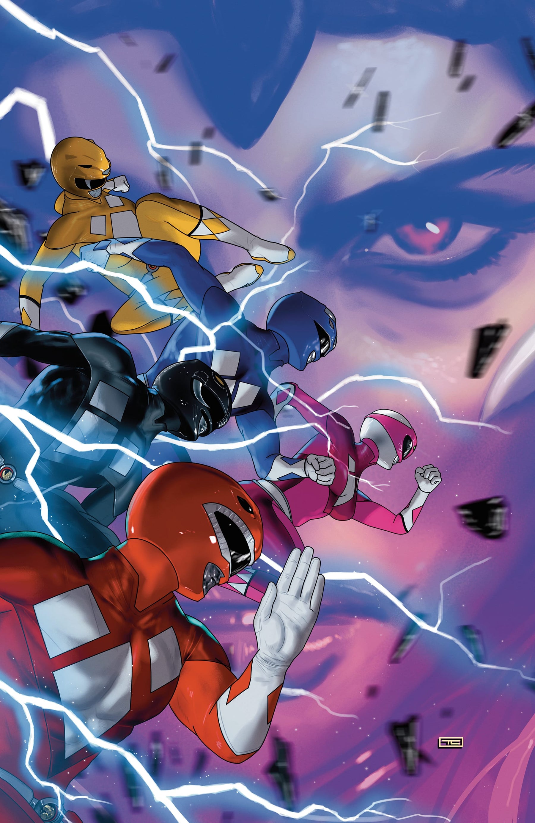 Mighty Morphin Power Rangers (2026) #1 G 1:20 INCV Variant (Full Art, Clarke)