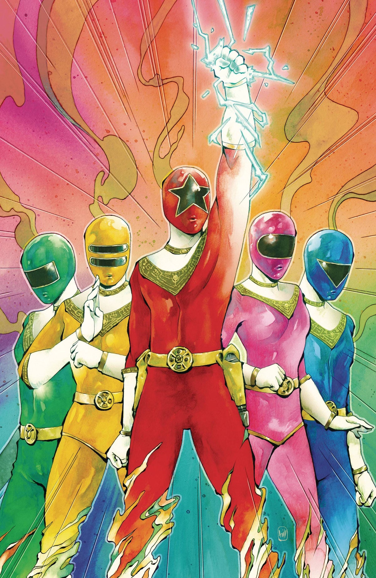 Boom! Studios Comic Books > Incentives POWER RANGERS PRIME #2 CVR E 1:15 INCV HILL 84428401206502051 OCT240047