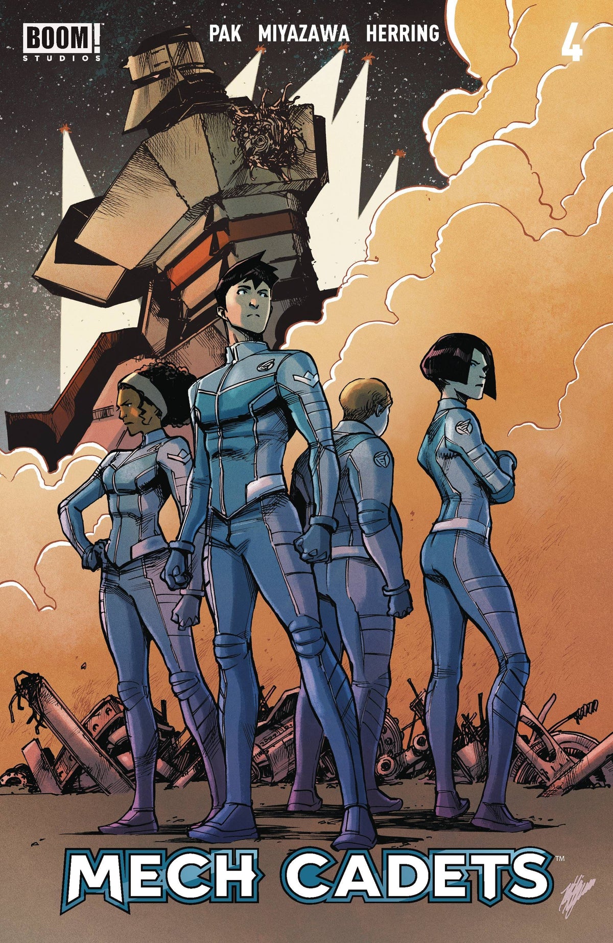 Boom! Studios Comic Books MECH CADETS #4 (OF 6) CVR A MIYAZAWA & HERRING 84428400972004011 SEP230122