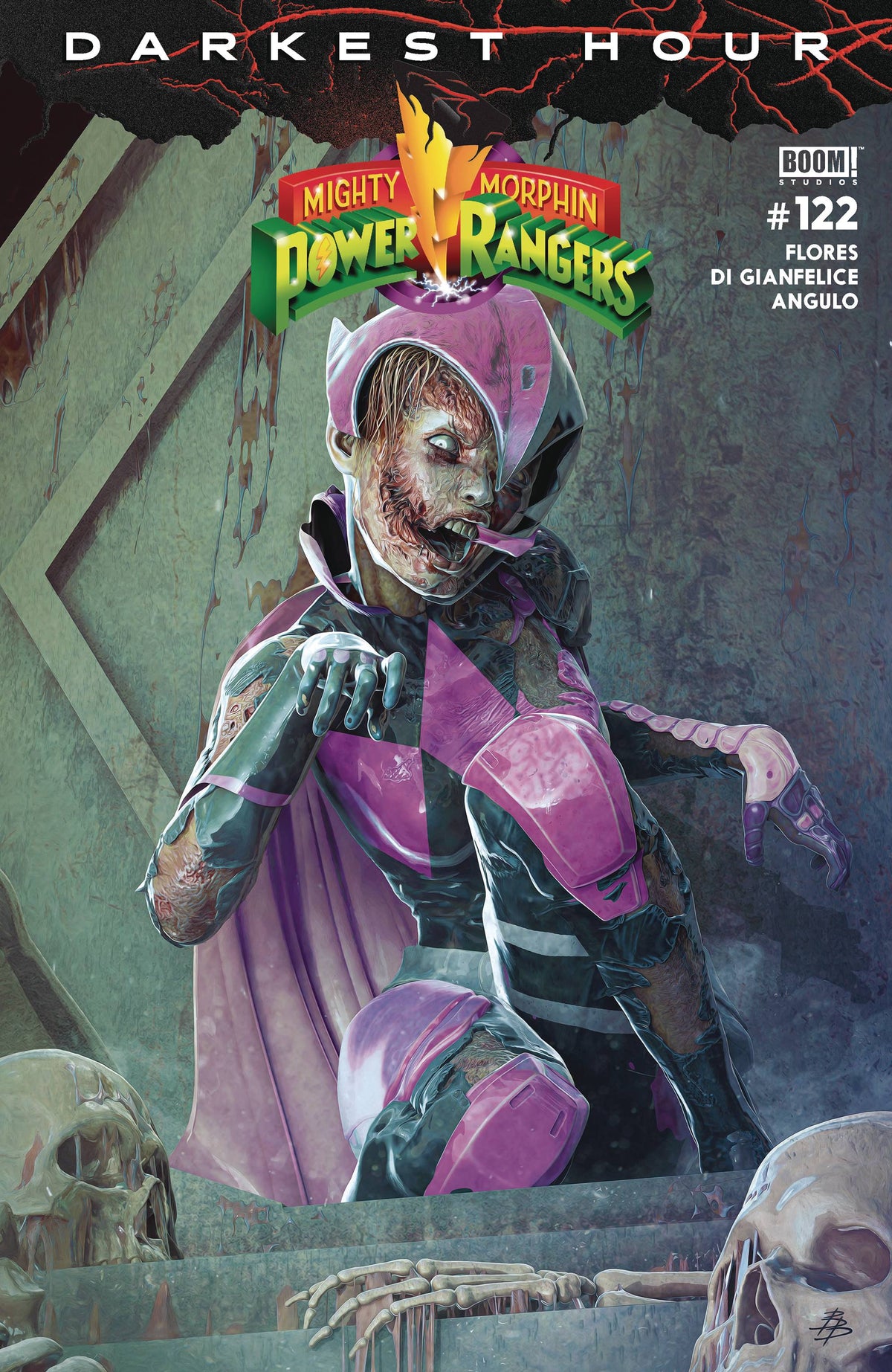 Boom! Studios Comic Books MIGHTY MORPHIN POWER RANGERS #122 CVR C DARK GRID 84428400886022031 MAY240054