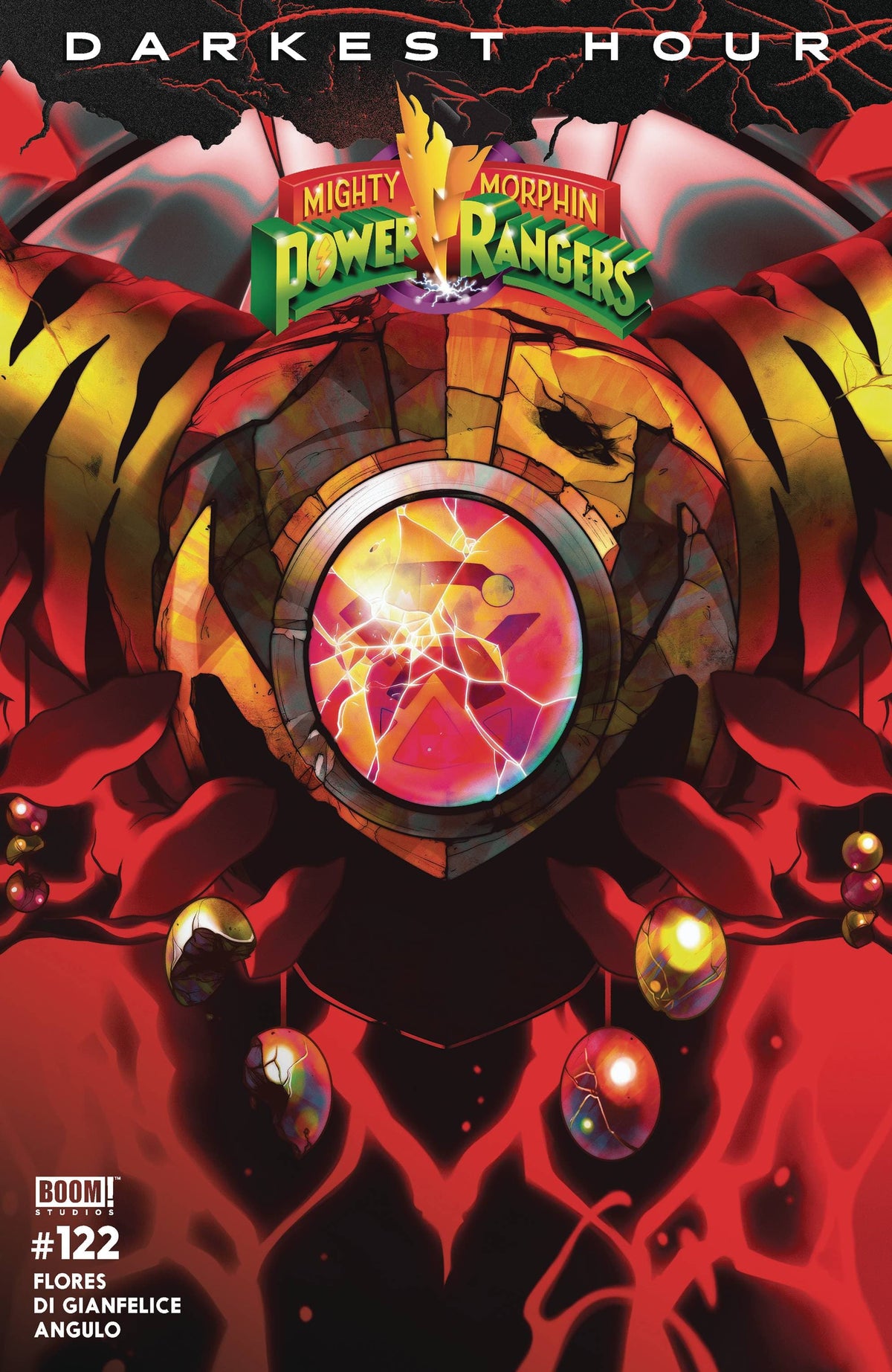 Boom! Studios Comic Books MIGHTY MORPHIN POWER RANGERS #122 CVR D HELMET VAR 84428400886022041 MAY240055