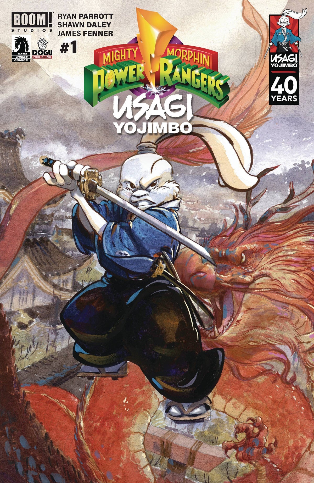 Boom! Studios Comic Books MIGHTY MORPHIN POWER RANGERS USAGI YOJIMBO #1 CVR C CULLUM 84428401084906011 JUL240042