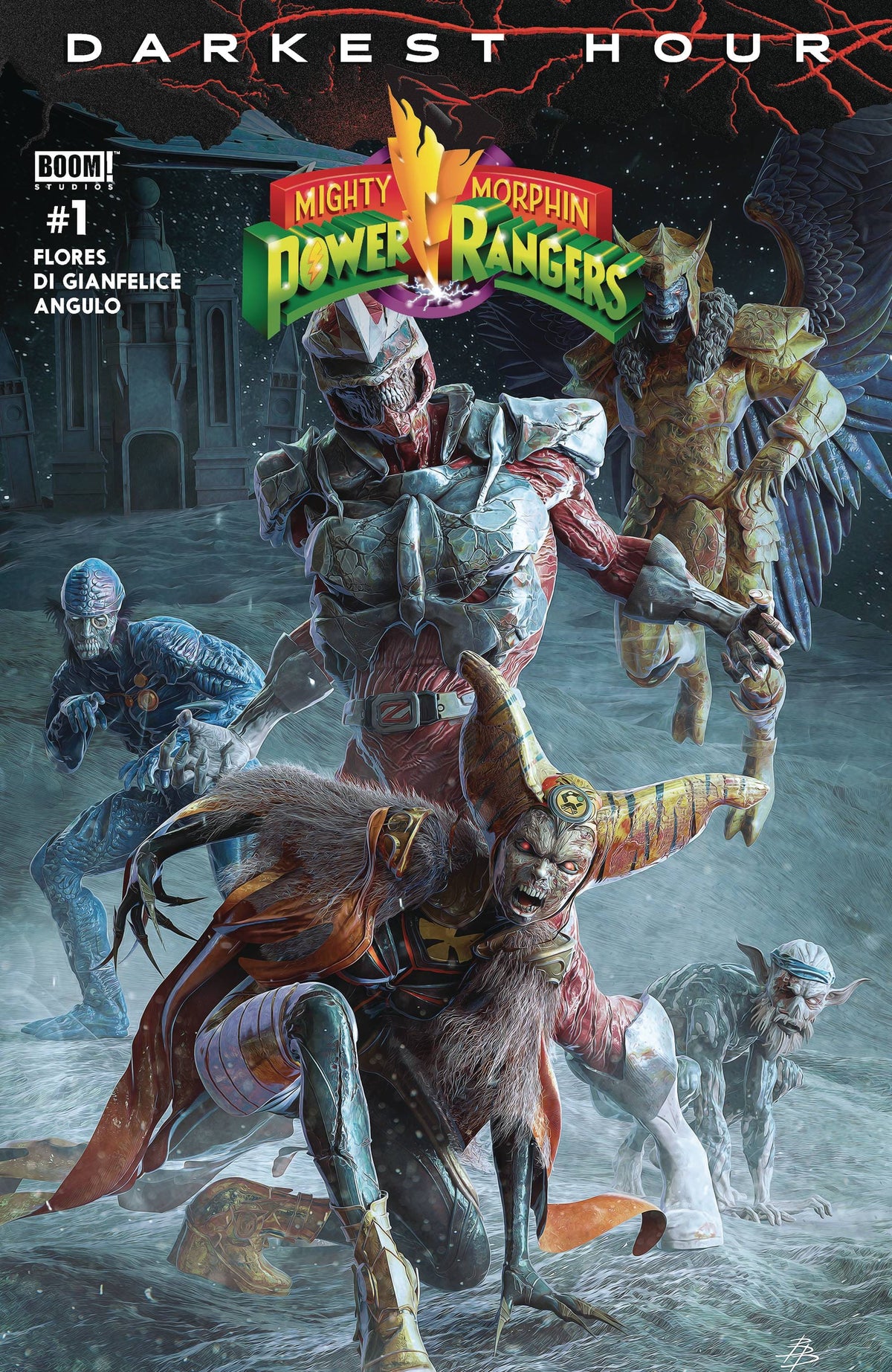 Boom! Studios Comic Books MMPR DARKEST HOUR #1 CVR C DARK GRID BARENDS 84428401113601031 MAY240067