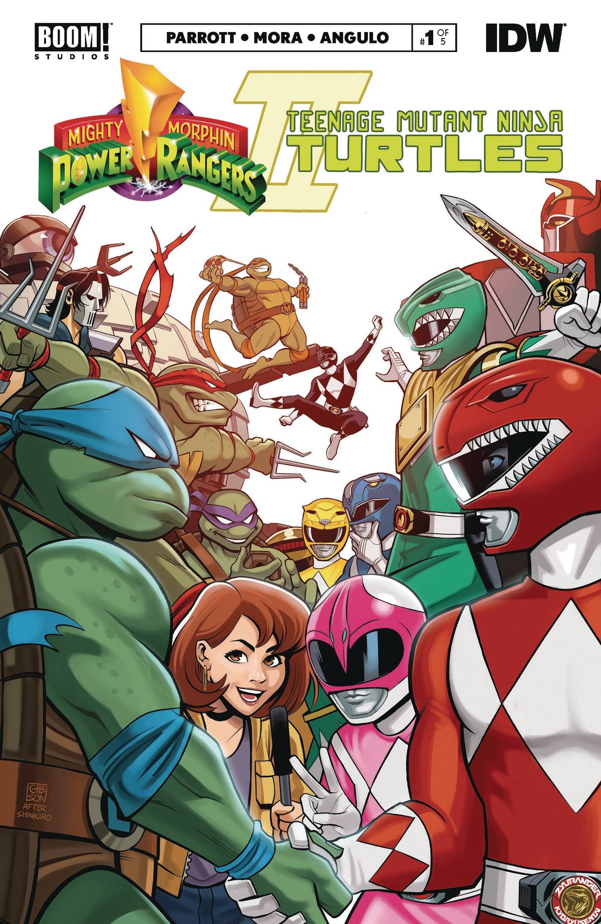 Boom! Studios Comic Books MMPR TMNT II #1 BSE VAR WILLIAMS II 84428400907201361 OCT230186