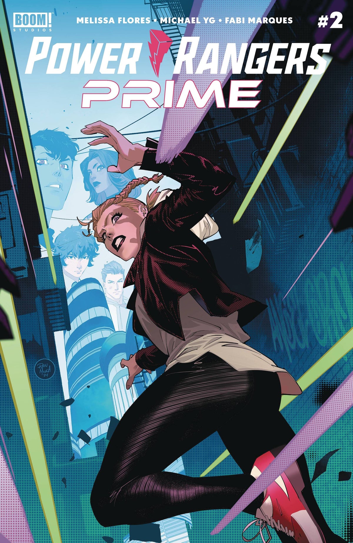 Boom! Studios Comic Books POWER RANGERS PRIME #2 CVR A MORA 84428401206502011 OCT240043