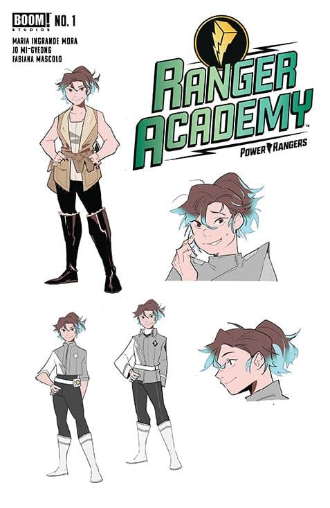 Boom! Studios Comic Books RANGER ACADEMY #1 CVR B CHARACTER DESIGN VAR MI-GYEONG 84428401022101021 AUG230016