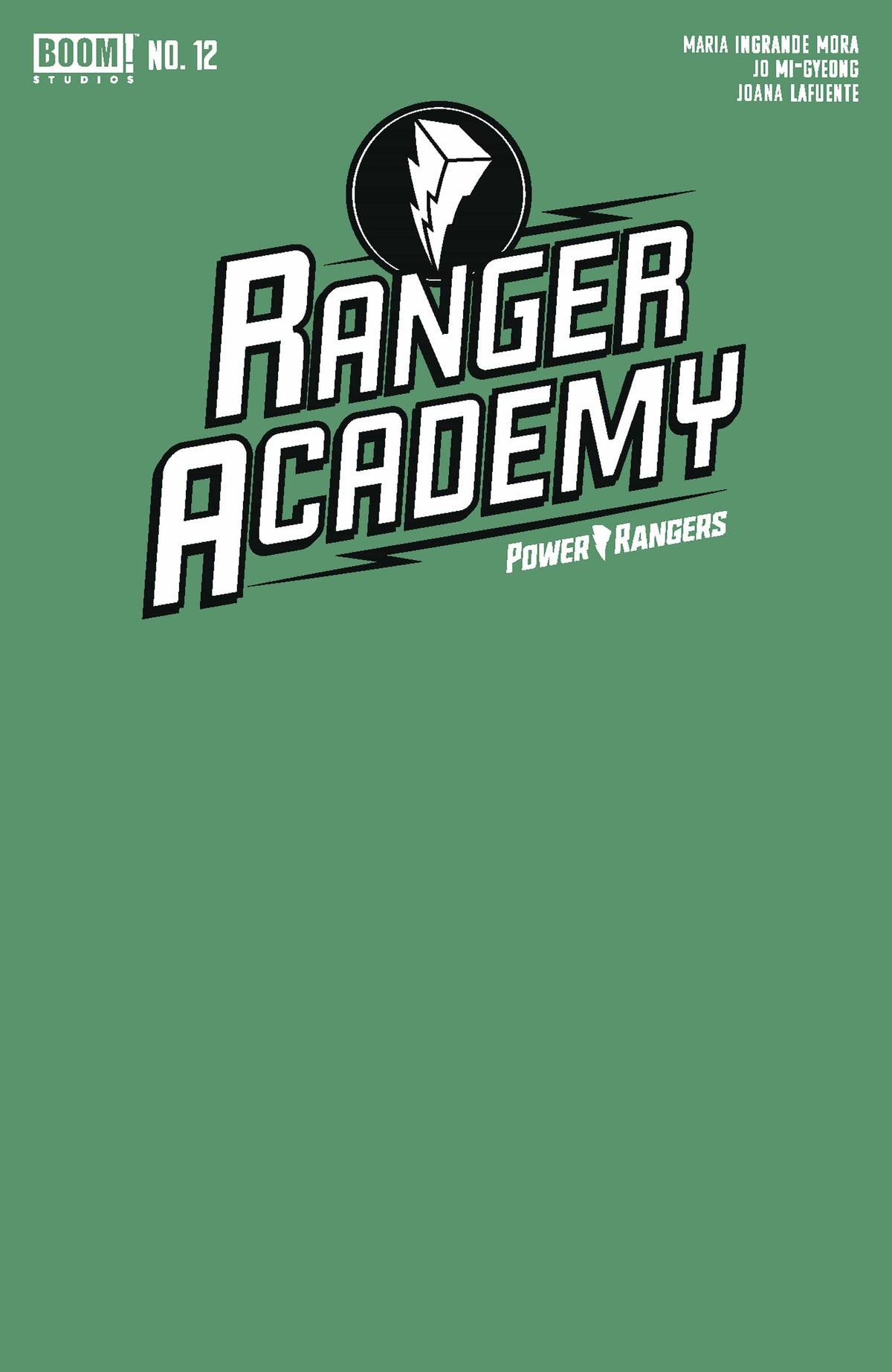 BOOM! STUDIOS Comic Books RANGER ACADEMY #12 (OF 12) CVR B SKETCH VAR 84428401022112021 SEP240027